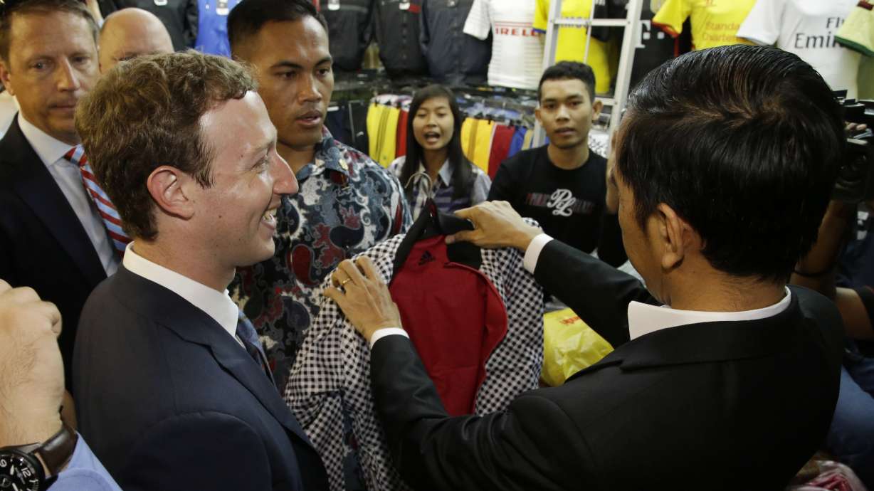 Zuckerberg in Indonesia for Internet-access push