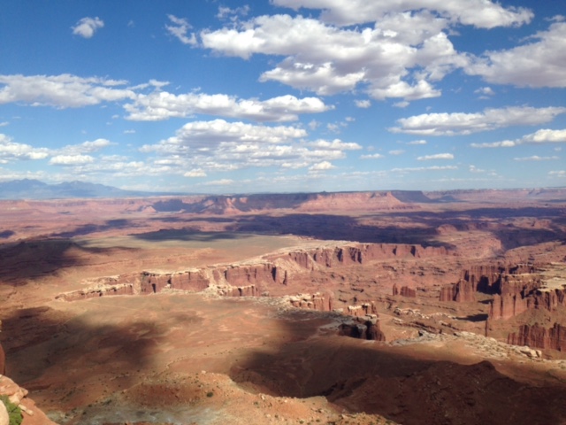 Hiking the Grand View Point trail in Canyonlands