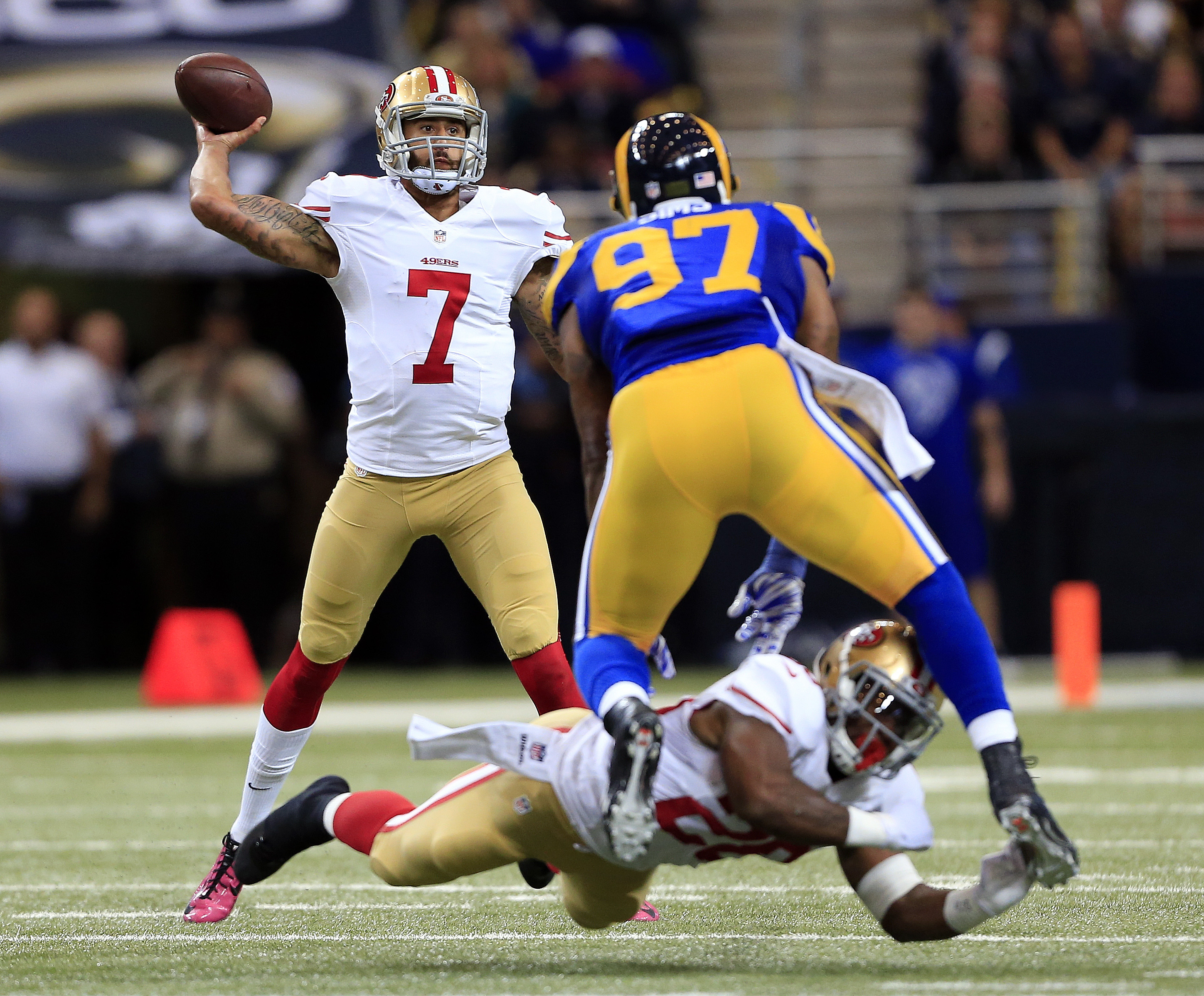 49ers throttle Rams 31-17 for 3rd straight win