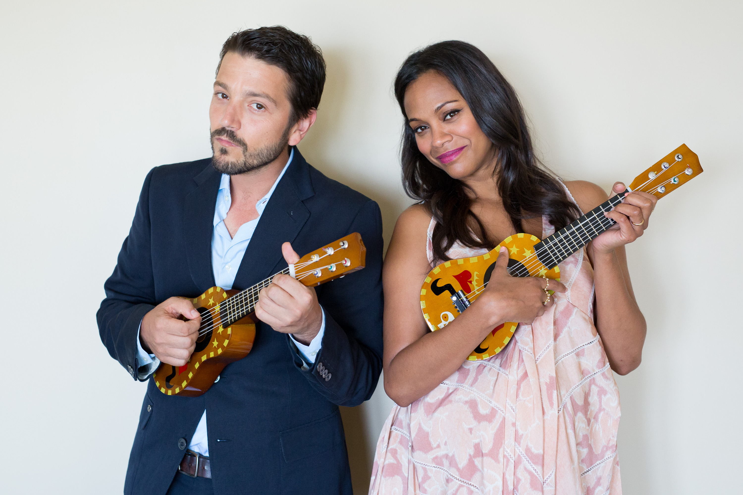 Saldana, Luna talk Day of the Dead, 'Book of Life'