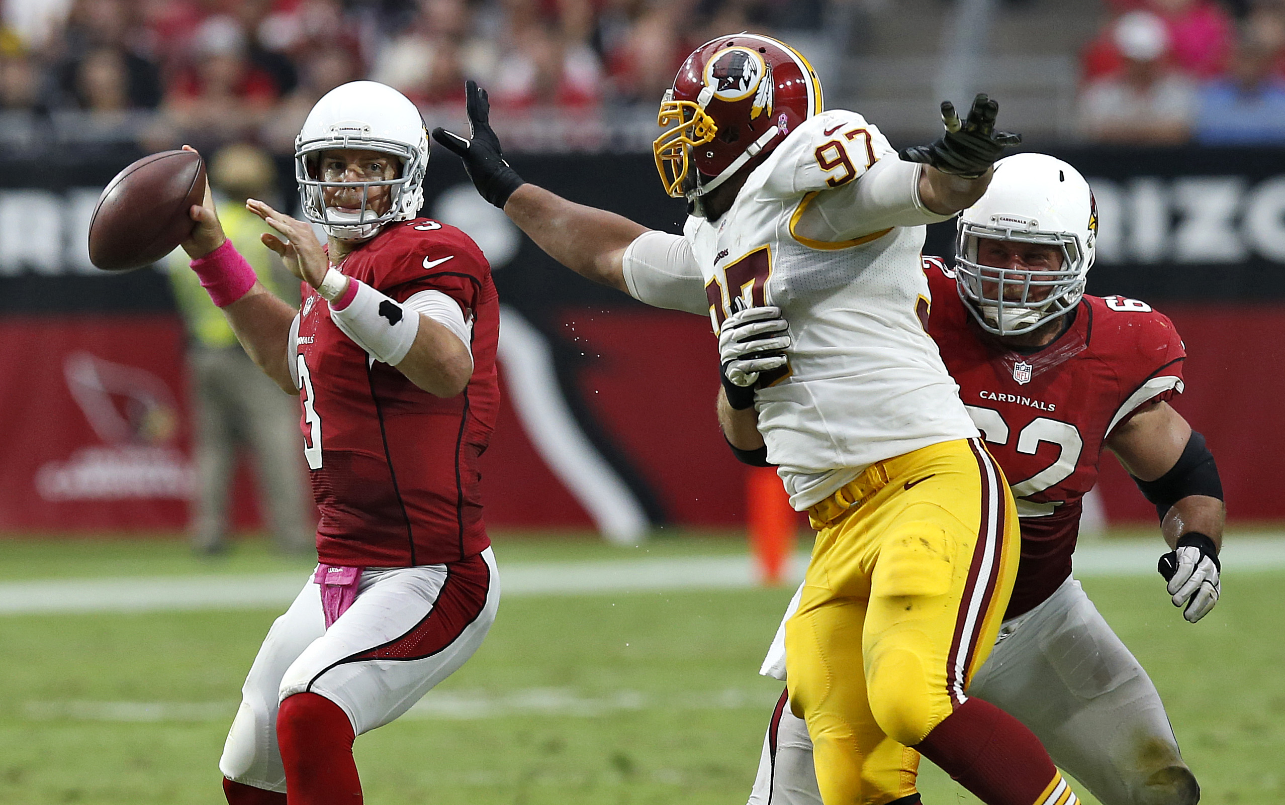 Palmer leads Cardinals into Oakland vs. Raiders