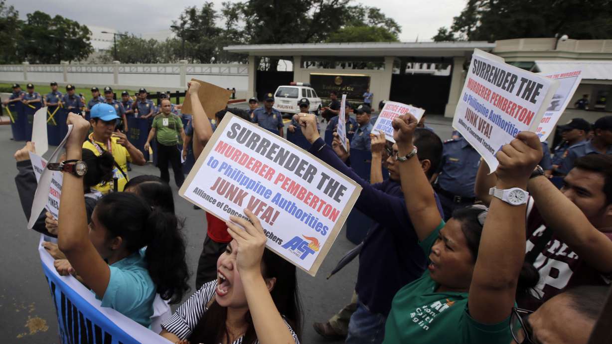 Philippines subpoenas US Marine murder suspect