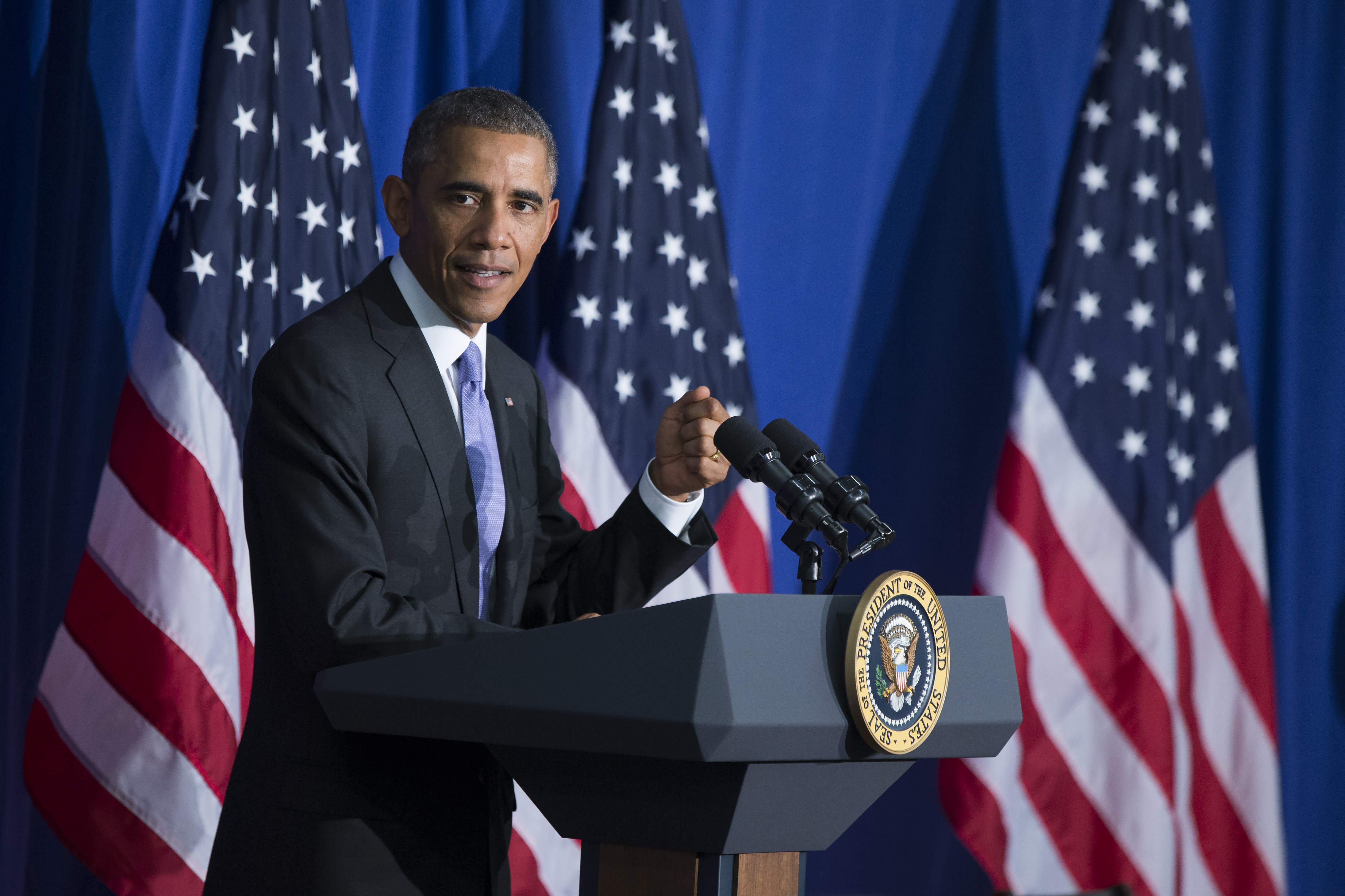 Obama's under-used credit card declined in NY