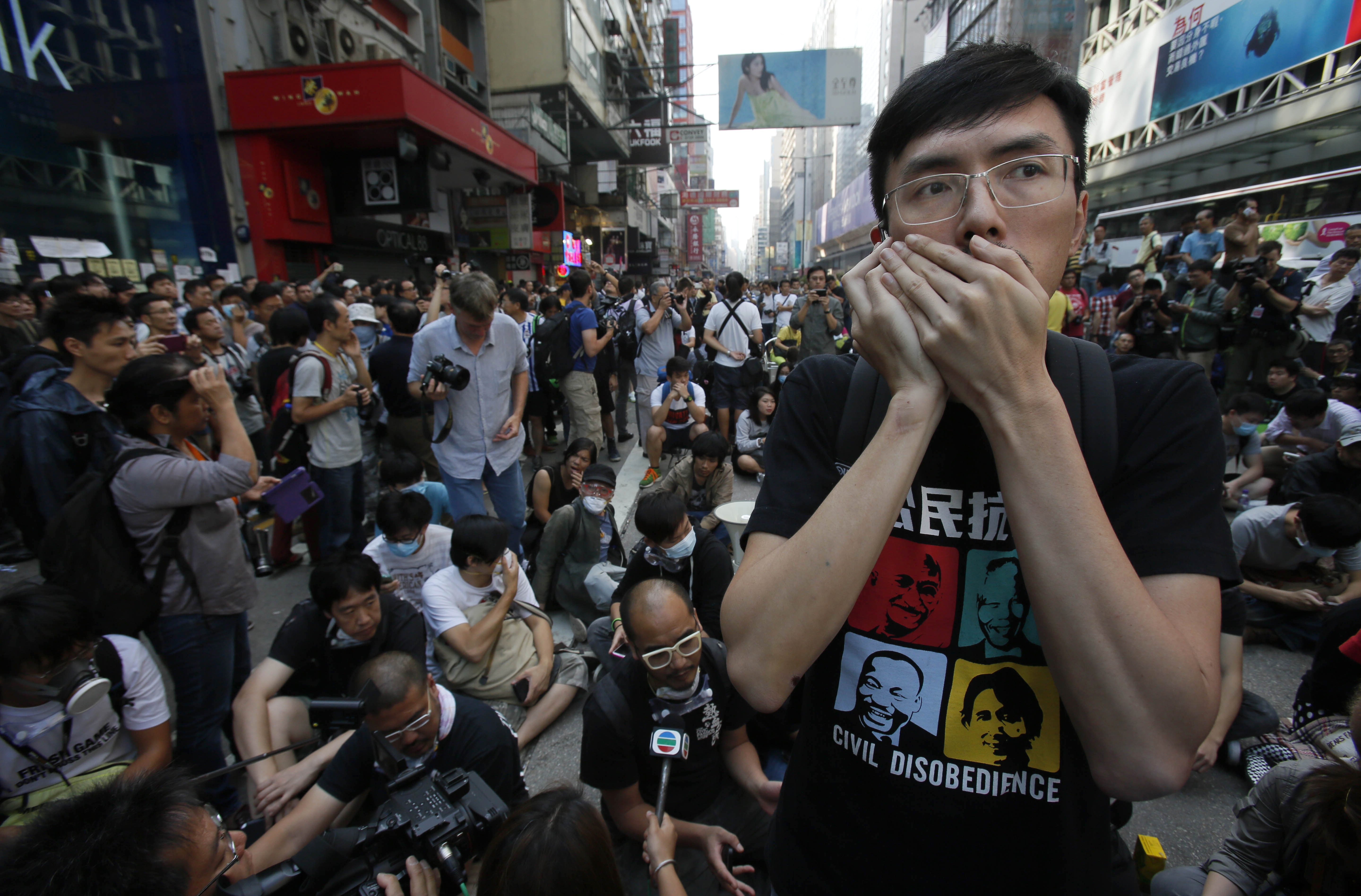 In Hong Kong, no endgame for chaotic protests