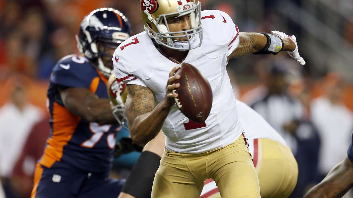 Kaepernick struggles, 49ers lose 42-17 to Broncos