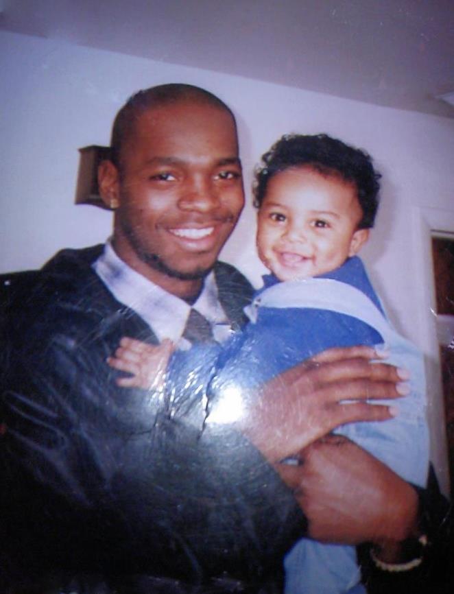 Marcus Kemp with his father, Ronald Kemp. Photo Credit: Karen Martin