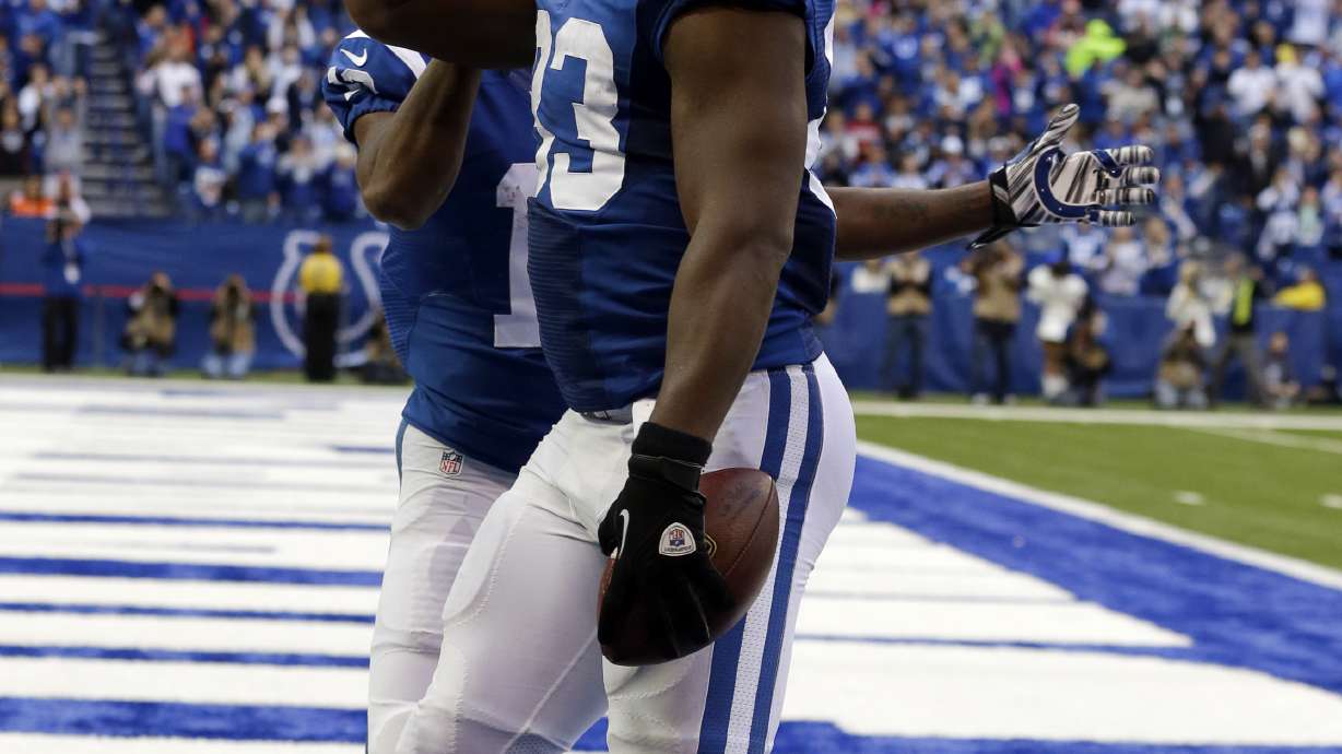 In his 3rd season, Hilton key to Colts' offense