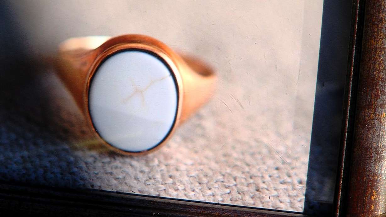 In 1908, Weber County sheriff's deputy John Murphy was shot in his hand when he confronted a suspicious man. His family members claim he was saved because of the ring he was wearing. (Photo: Mike DeBernardo, KSL)