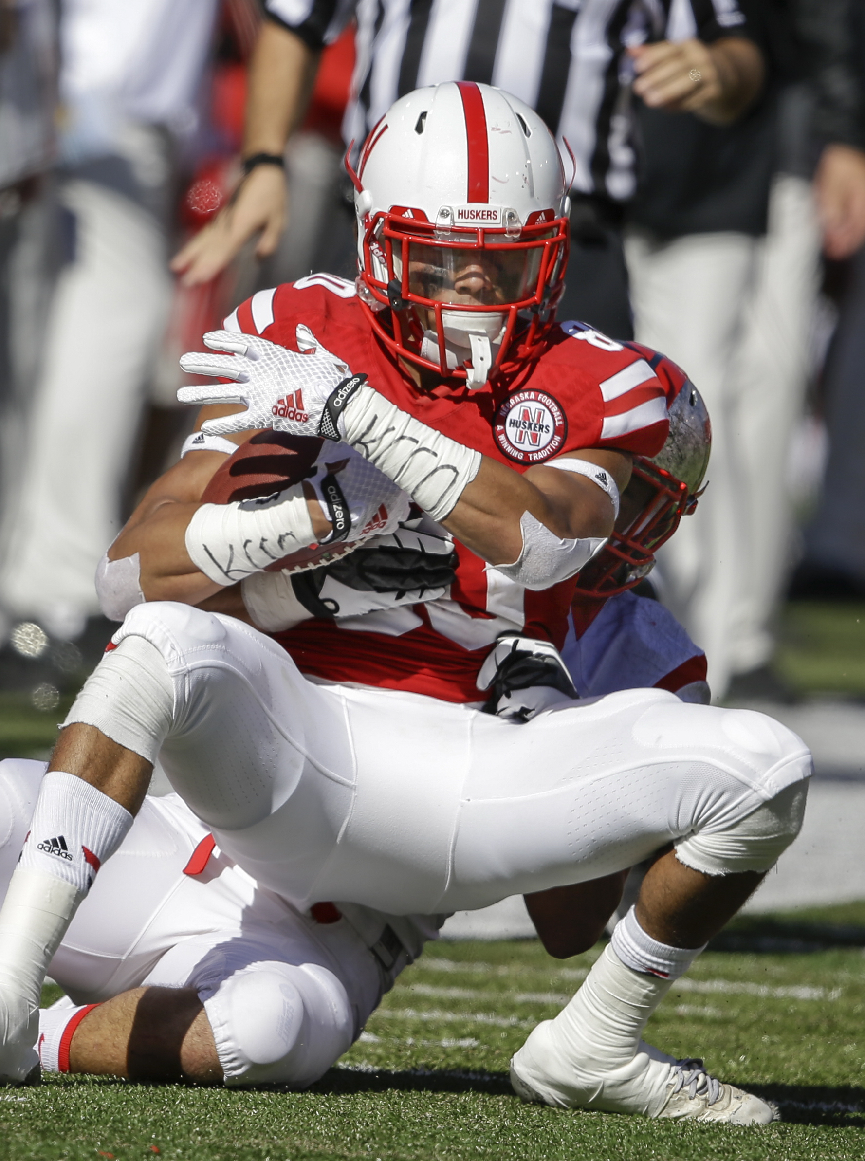 For Nebraska's Bell, blocking as fun as receiving