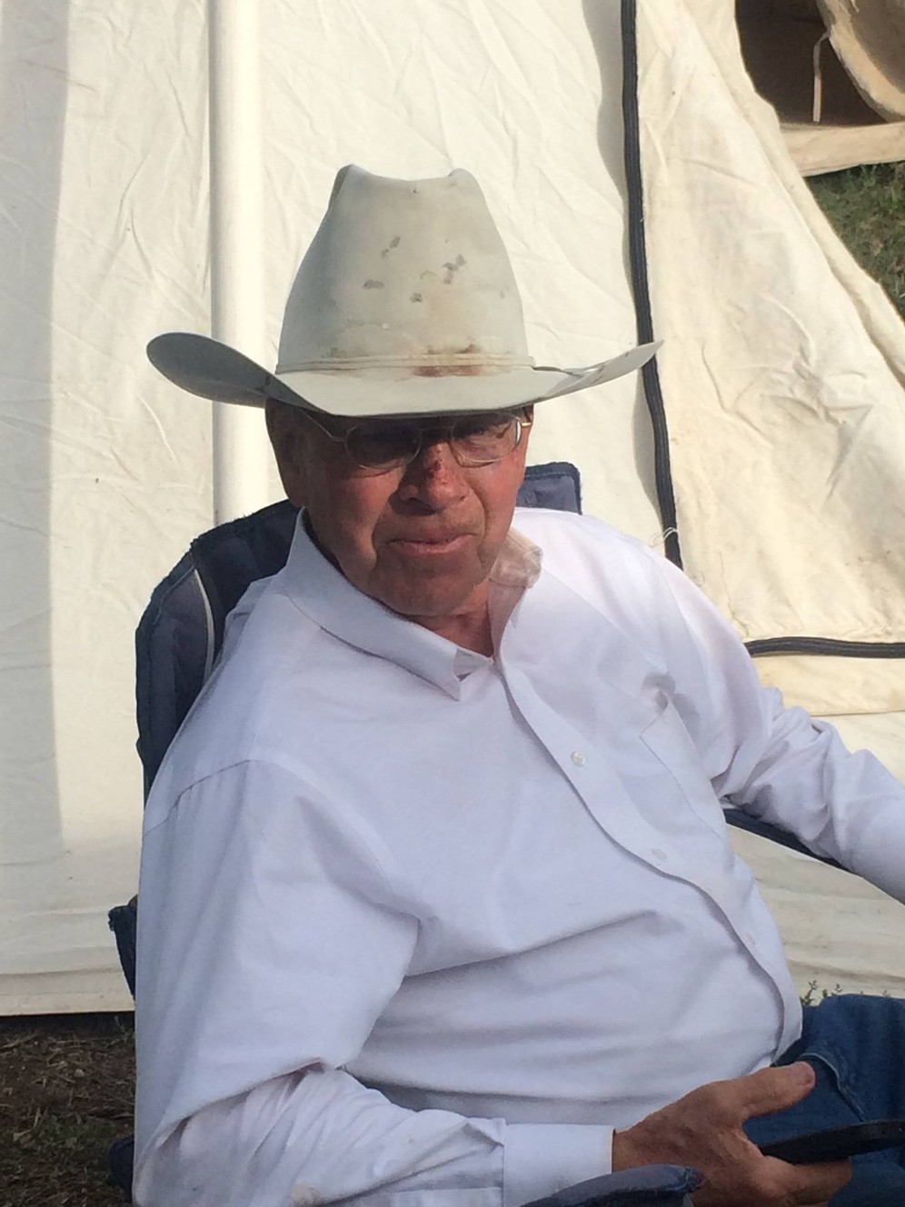 Grant Gerber, an organizer of a cross-country horseback ride in protest of federal land management policies, died Saturday in a Salt Lake City hospital after suffering a head injury Oct. 7, 2014, in Kansas. (Photo: Kate Jones)