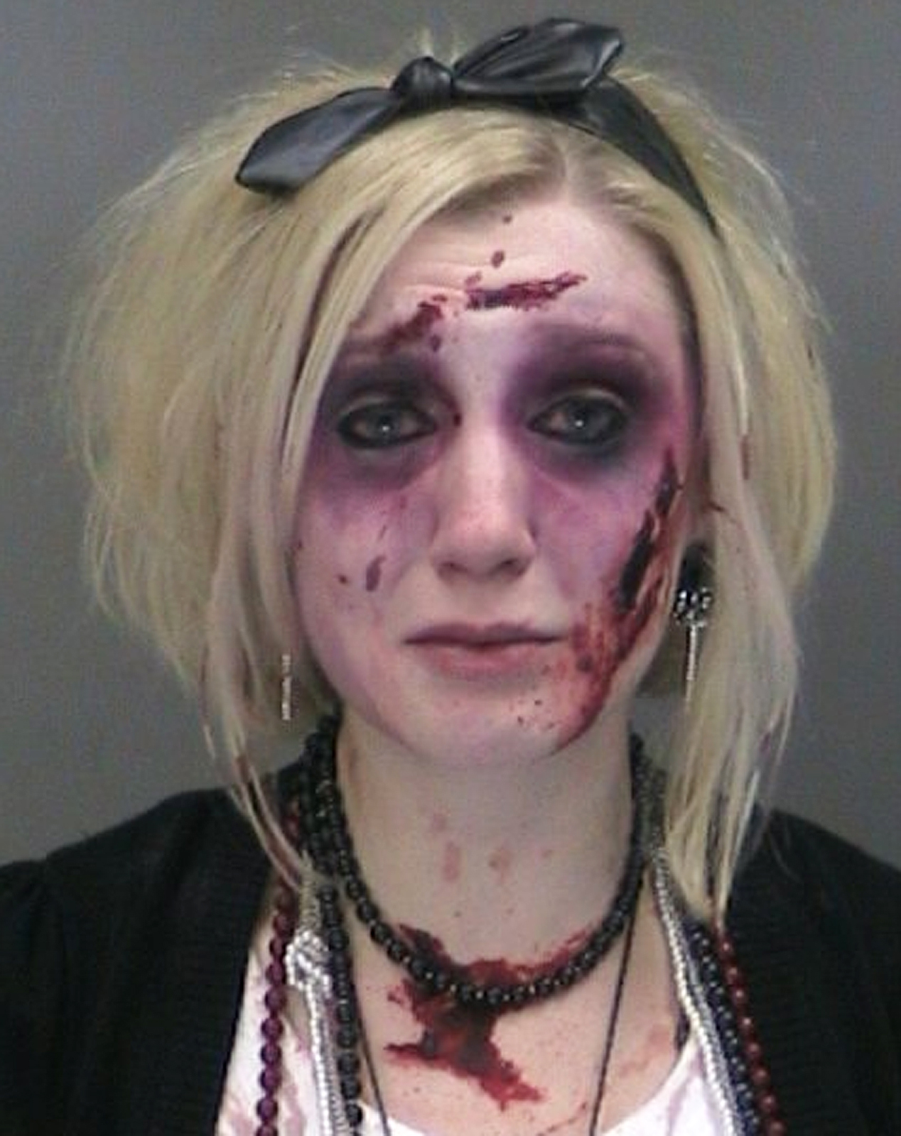 Woman in zombie costume charged twice with DWI