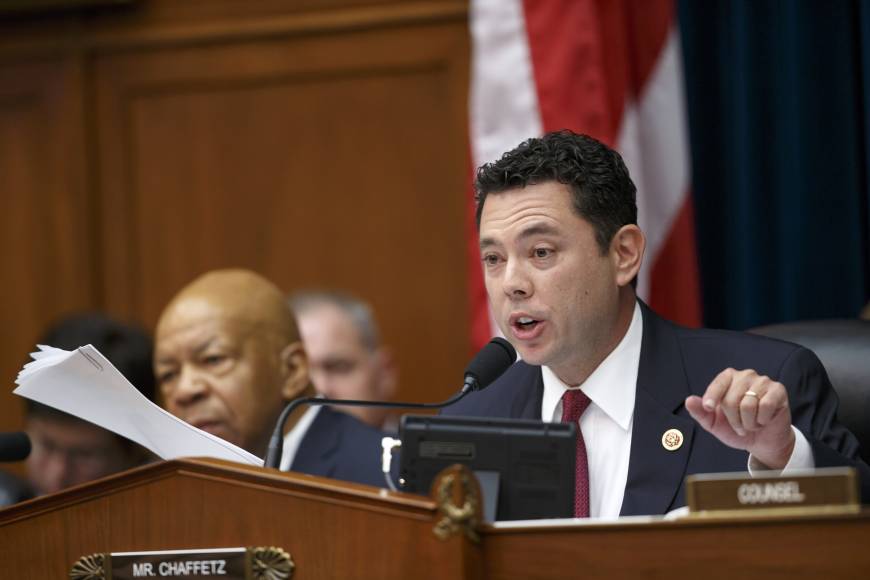 House Oversight Committee member Rep. Jason Chaffetz, a Utah Republican, leads the questioning of then-Secret Service Director Julia Pierson as the committee on Sept. 30 examines details surrounding a security breach at the White House.(Photo: AP)