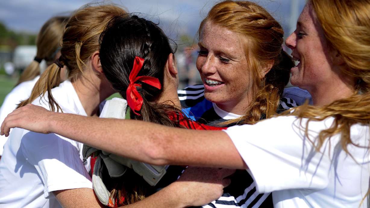 Lone Peak triplets share soccer season to remember
