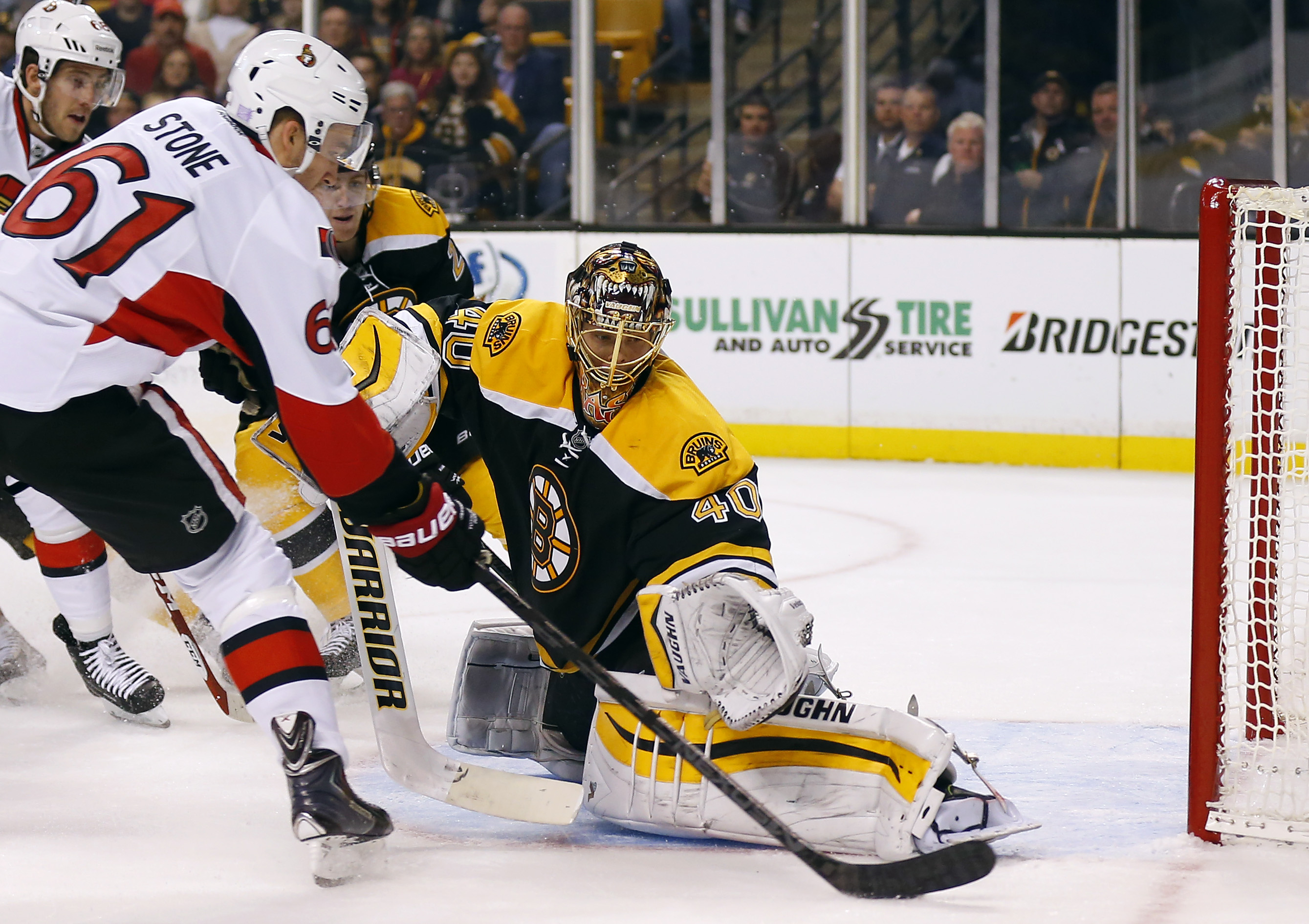 Fraser scores 2 for Bruins in 4-2 win over Ottawa
