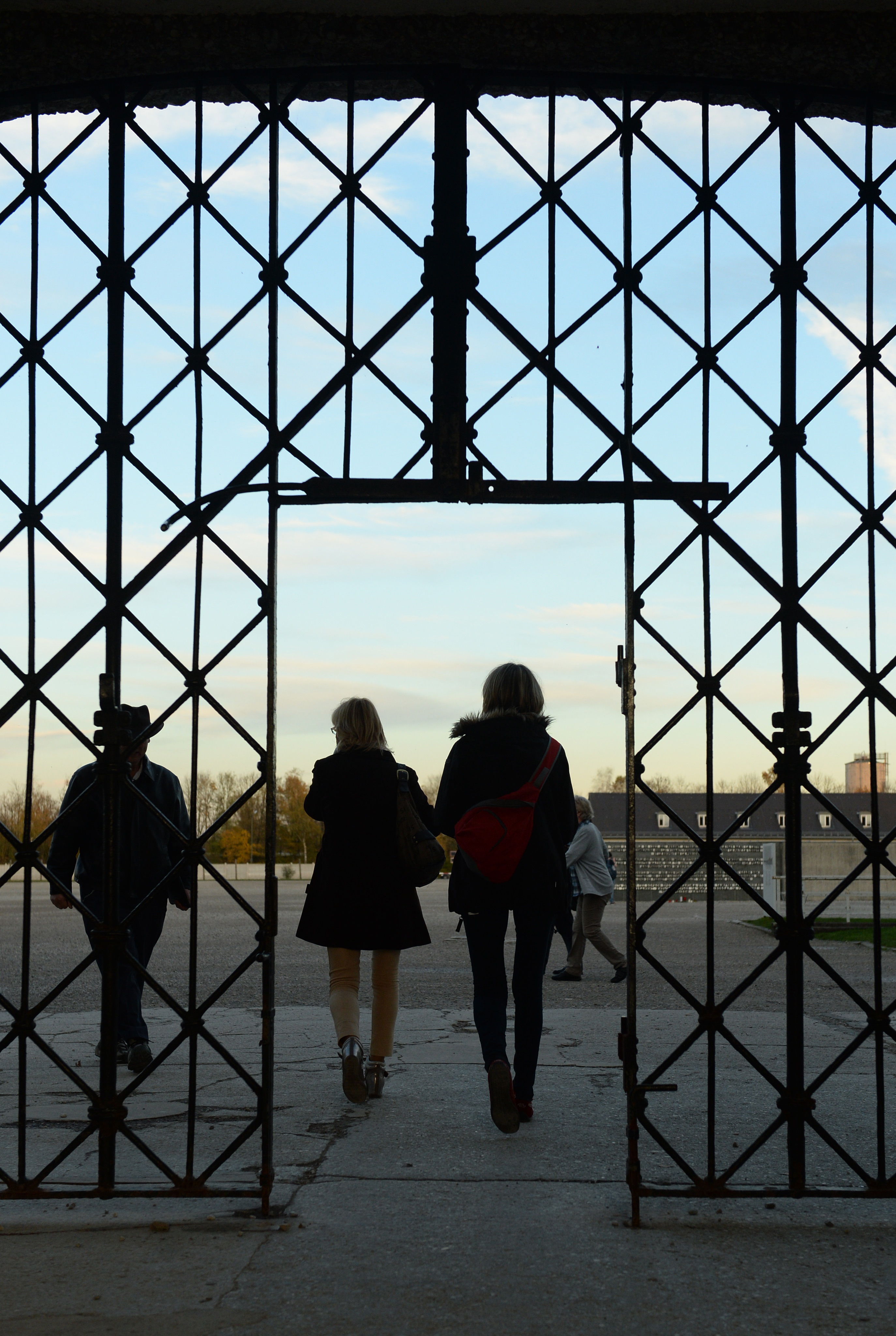 Historic gate at Dachau concentration camp stolen