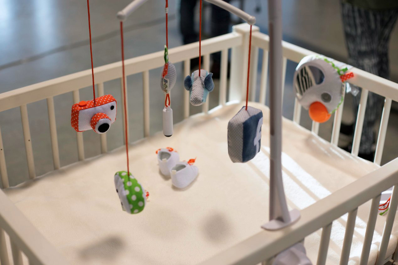Cute or creepy? Toy lets babies post selfies on Facebook