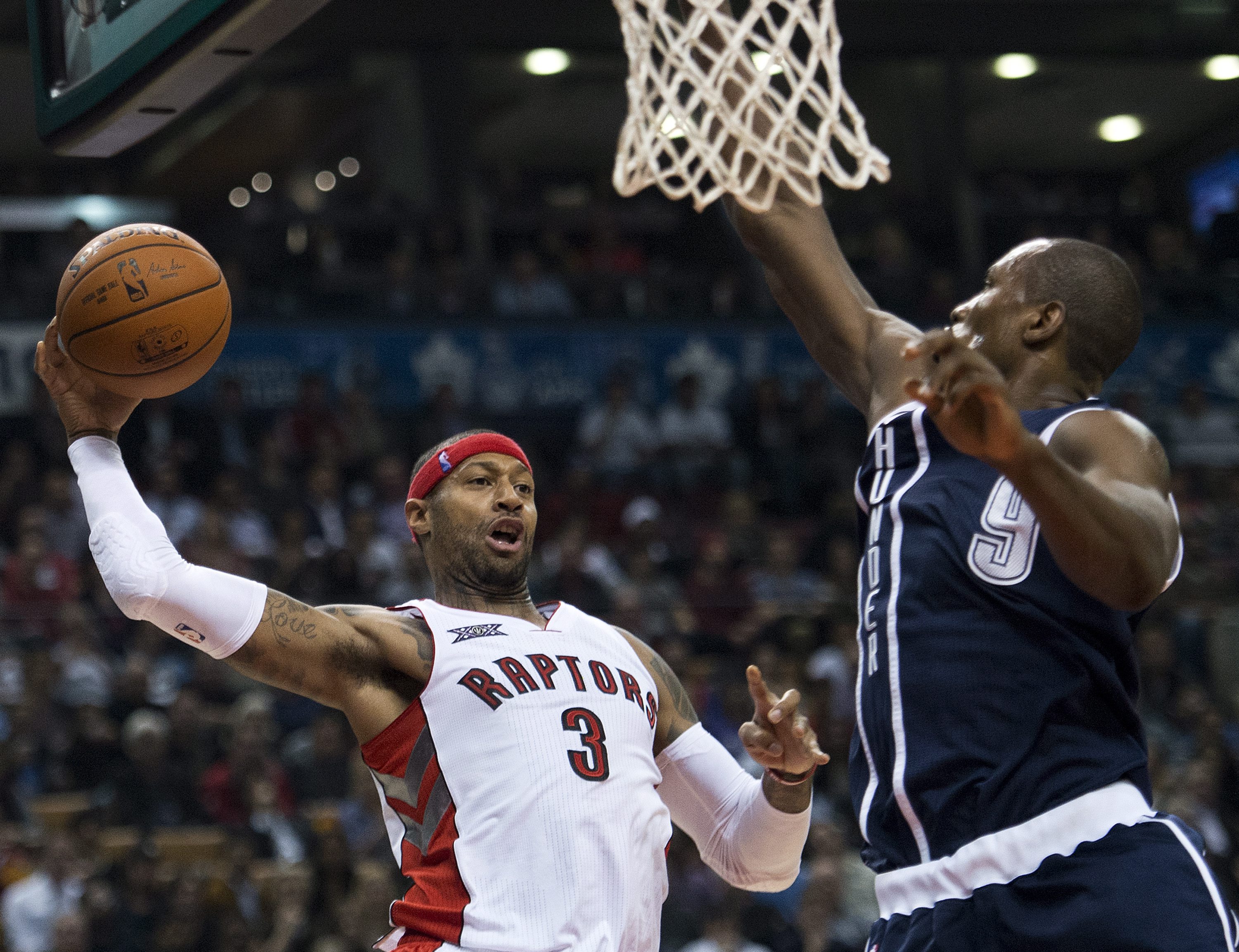 Raptors beat depleted Thunder 100-88