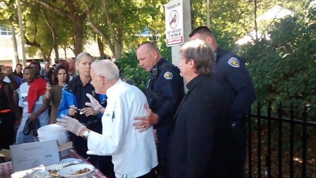 90-year-old Florida man charged for feeding homeless people