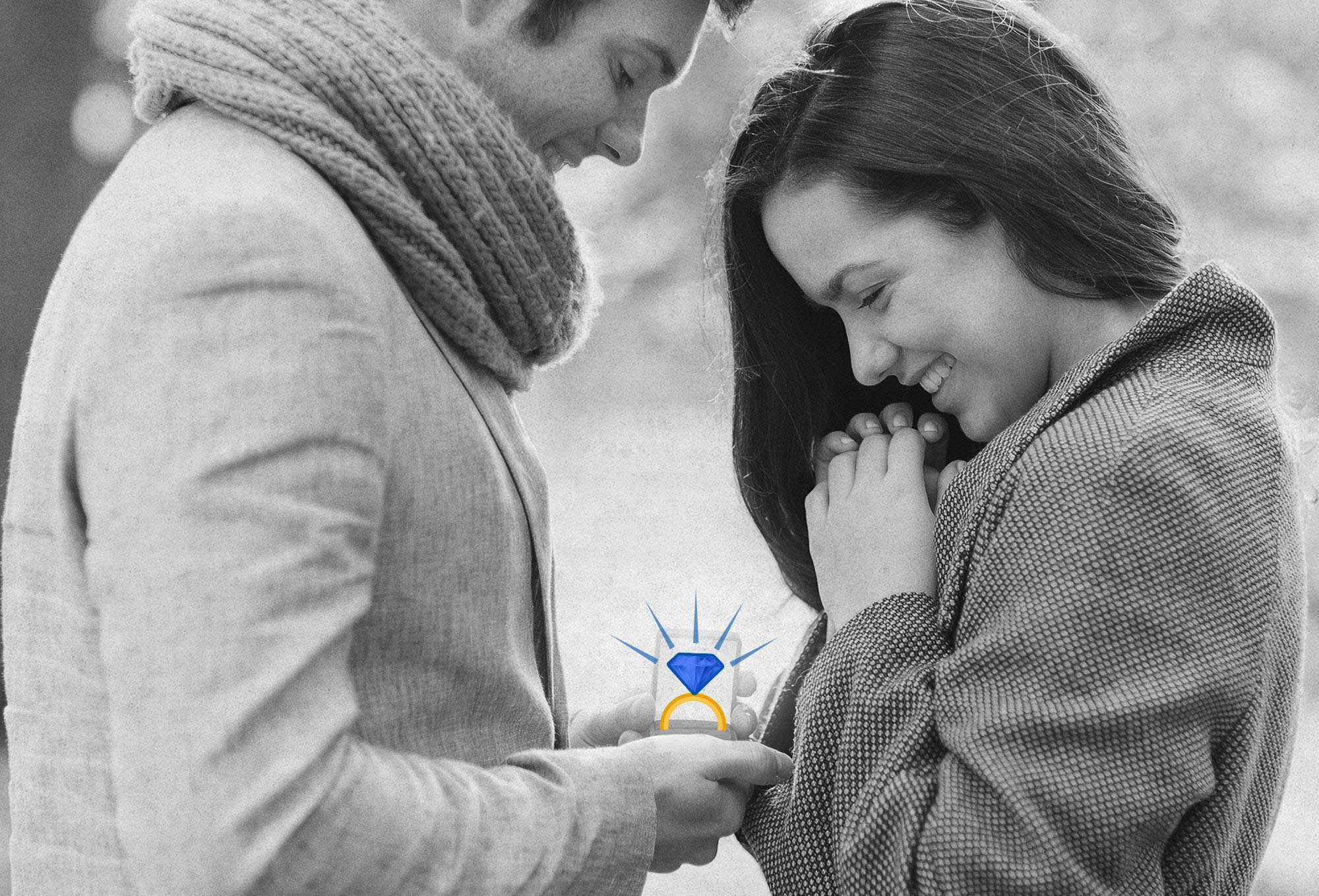 Diamond engagement rings are so over, some couples say