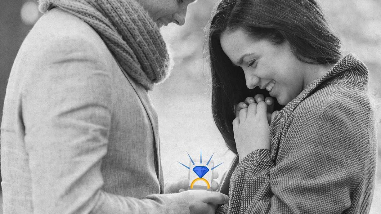 Diamond engagement rings are so over, some couples say