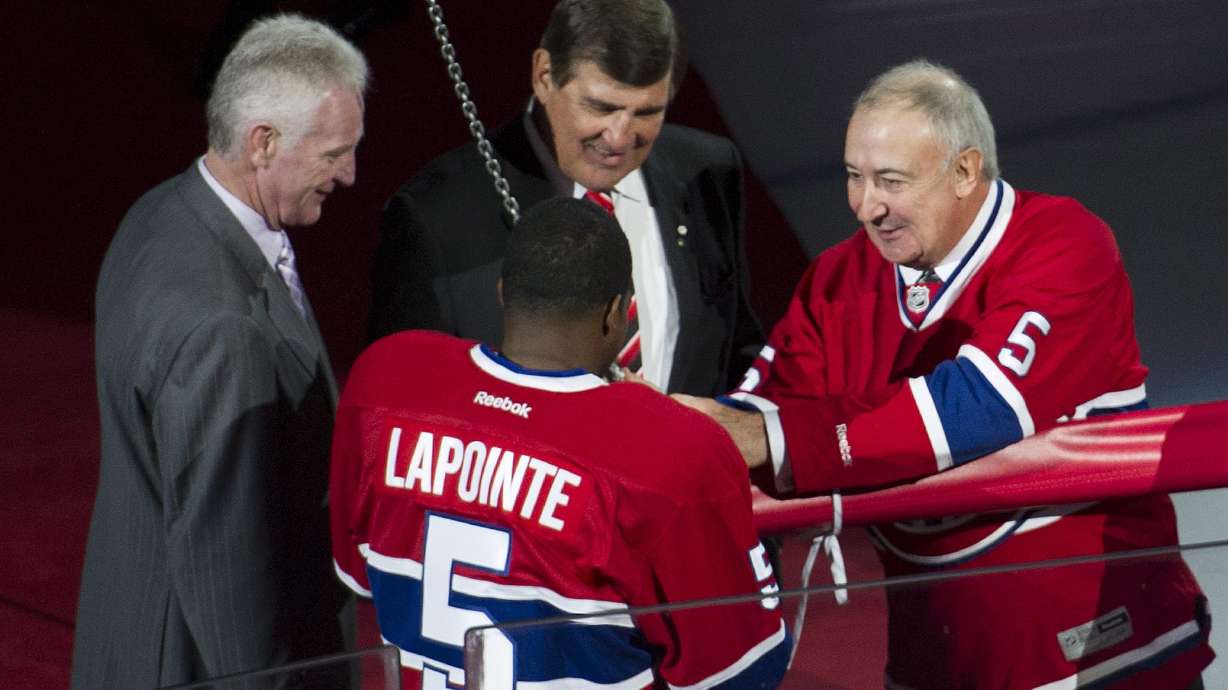 Canadiens retire No. 5 for Guy Lapointe