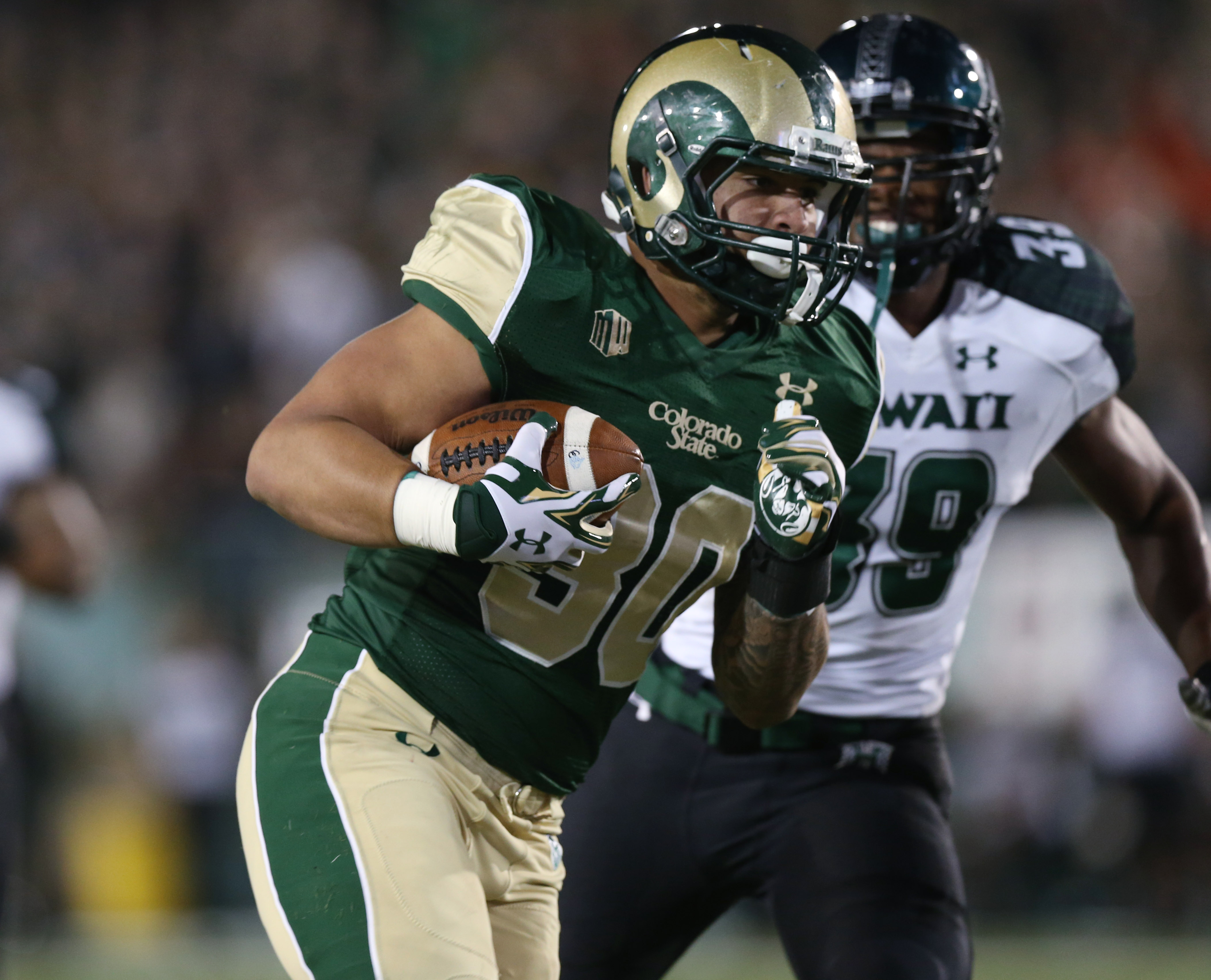 CSU beats Hawaii 49-22 to improve to 9-1