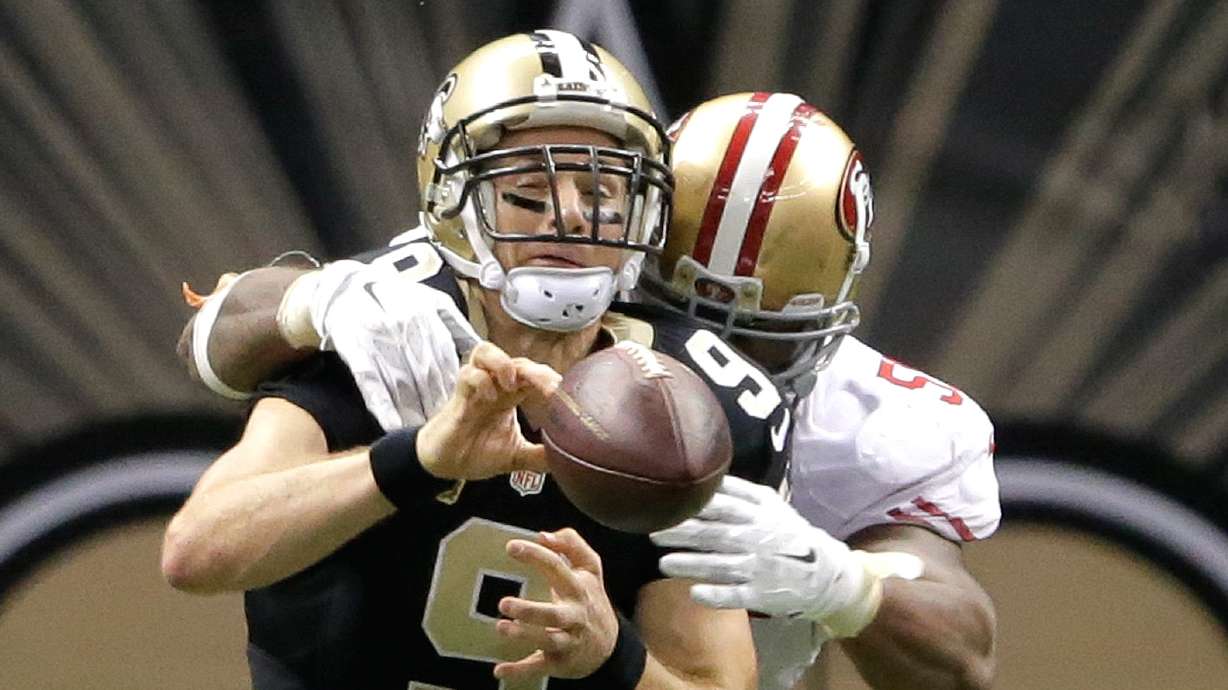 Saints fall 27-24 in OT to 49ers