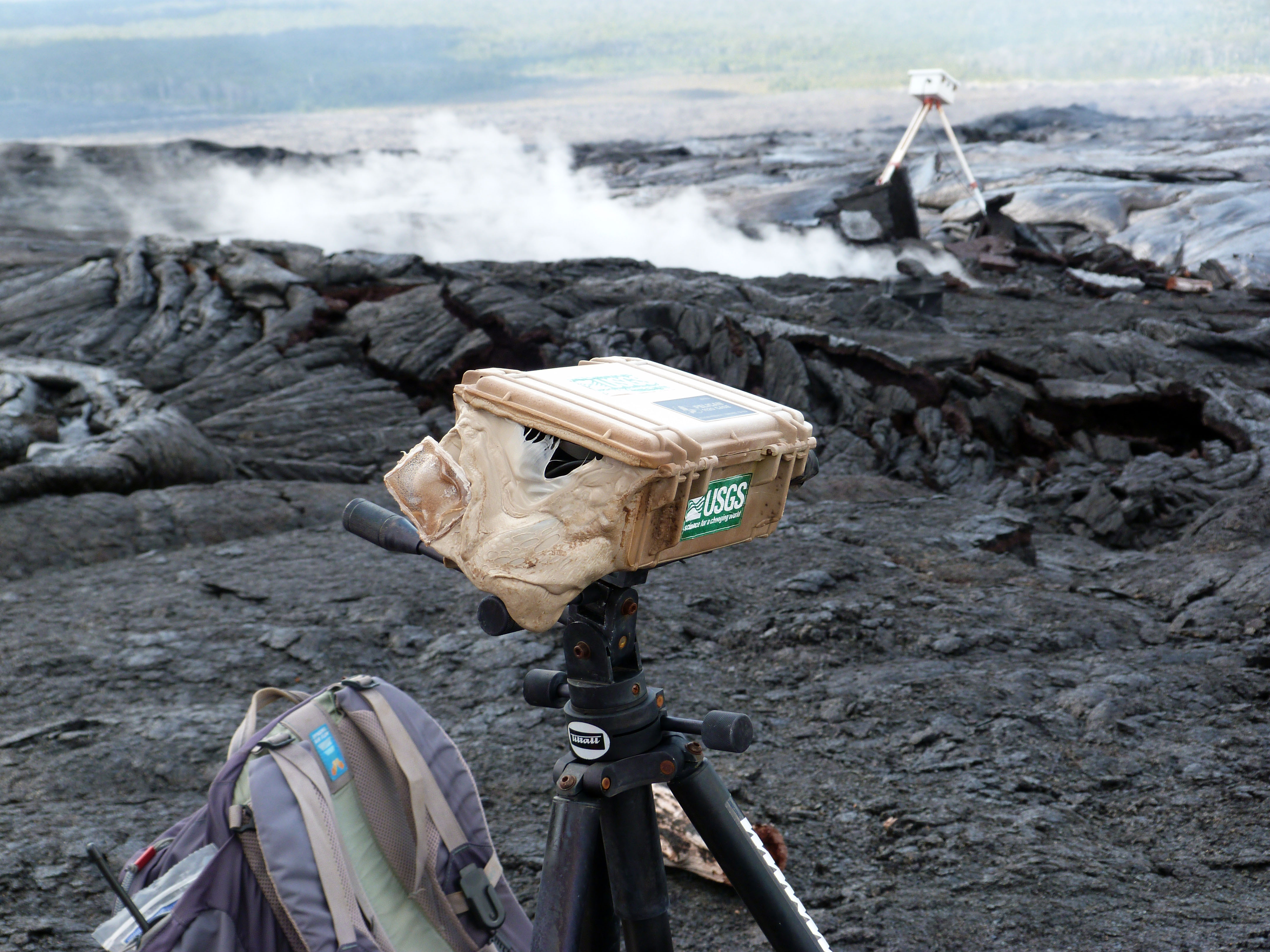 Slow-moving lava sets house ablaze in Hawaii town