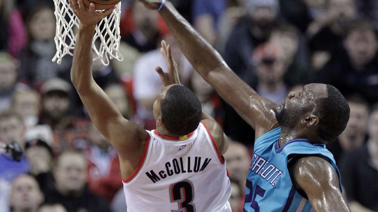Lillard, Blazers rally to beat Hornets 102-100