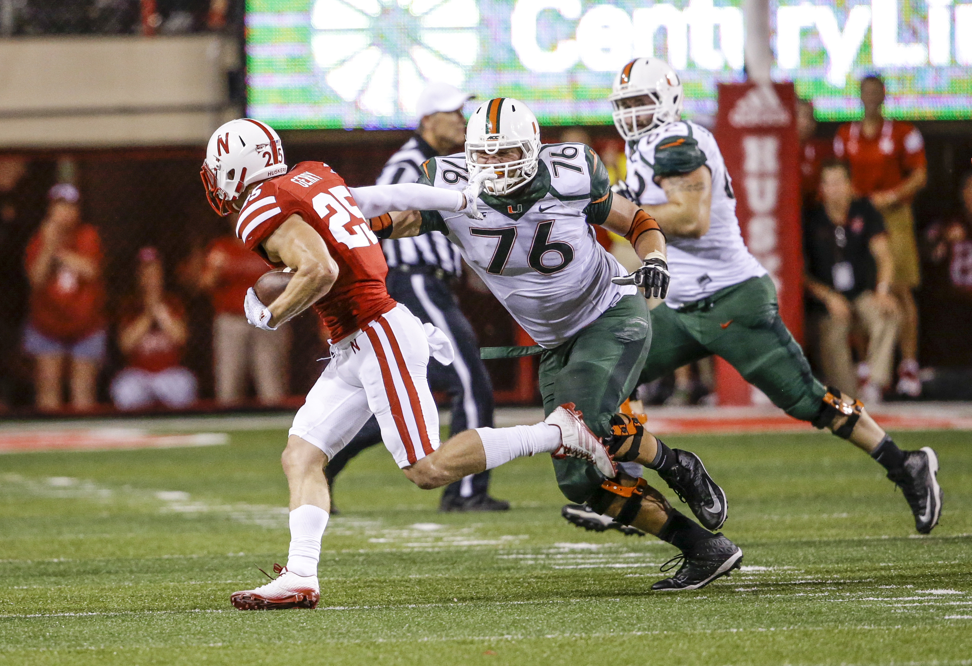 Nebraska's Nate Gerry liking view from secondary