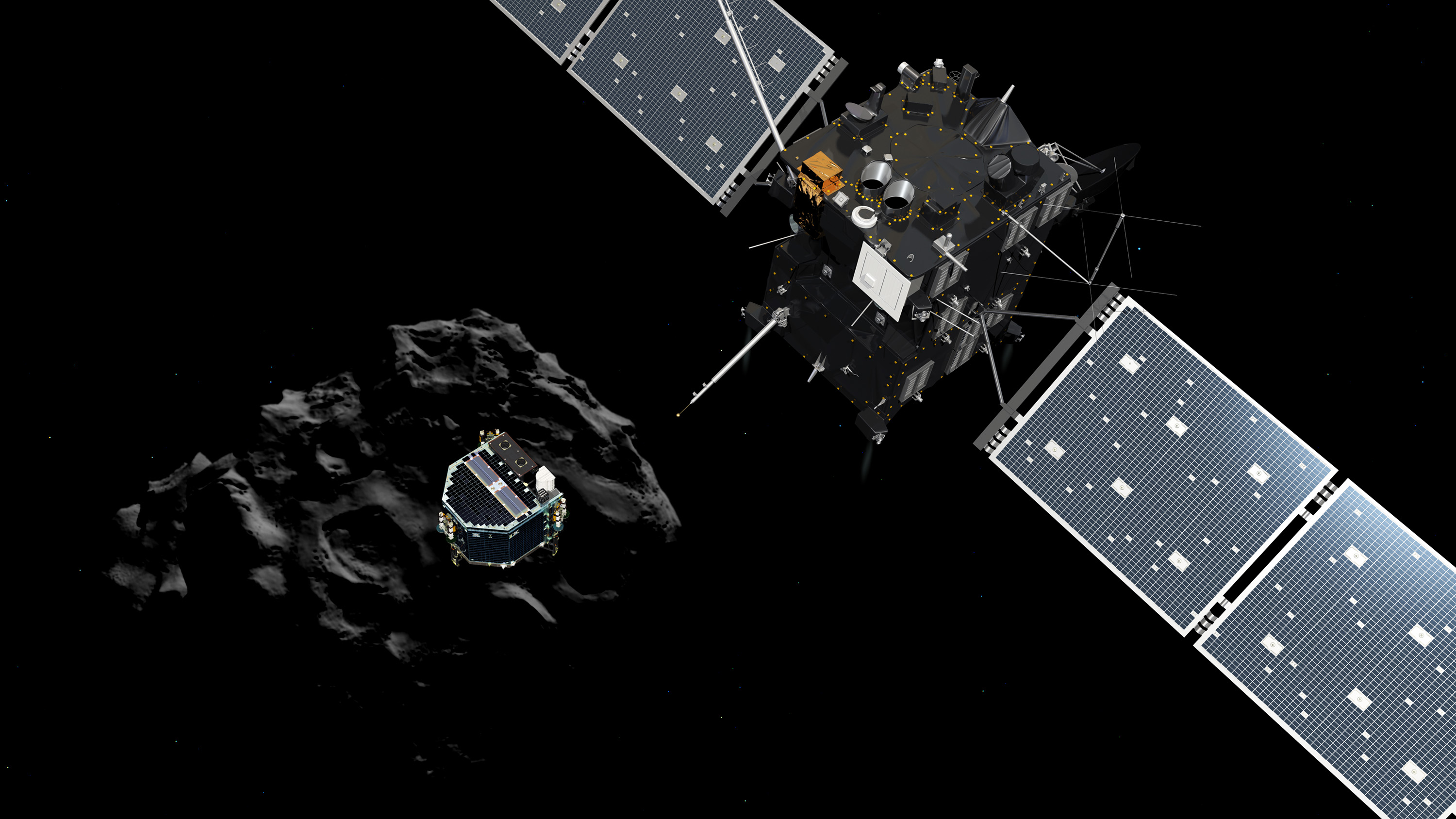 A timeline of comet probe's 10-year journey