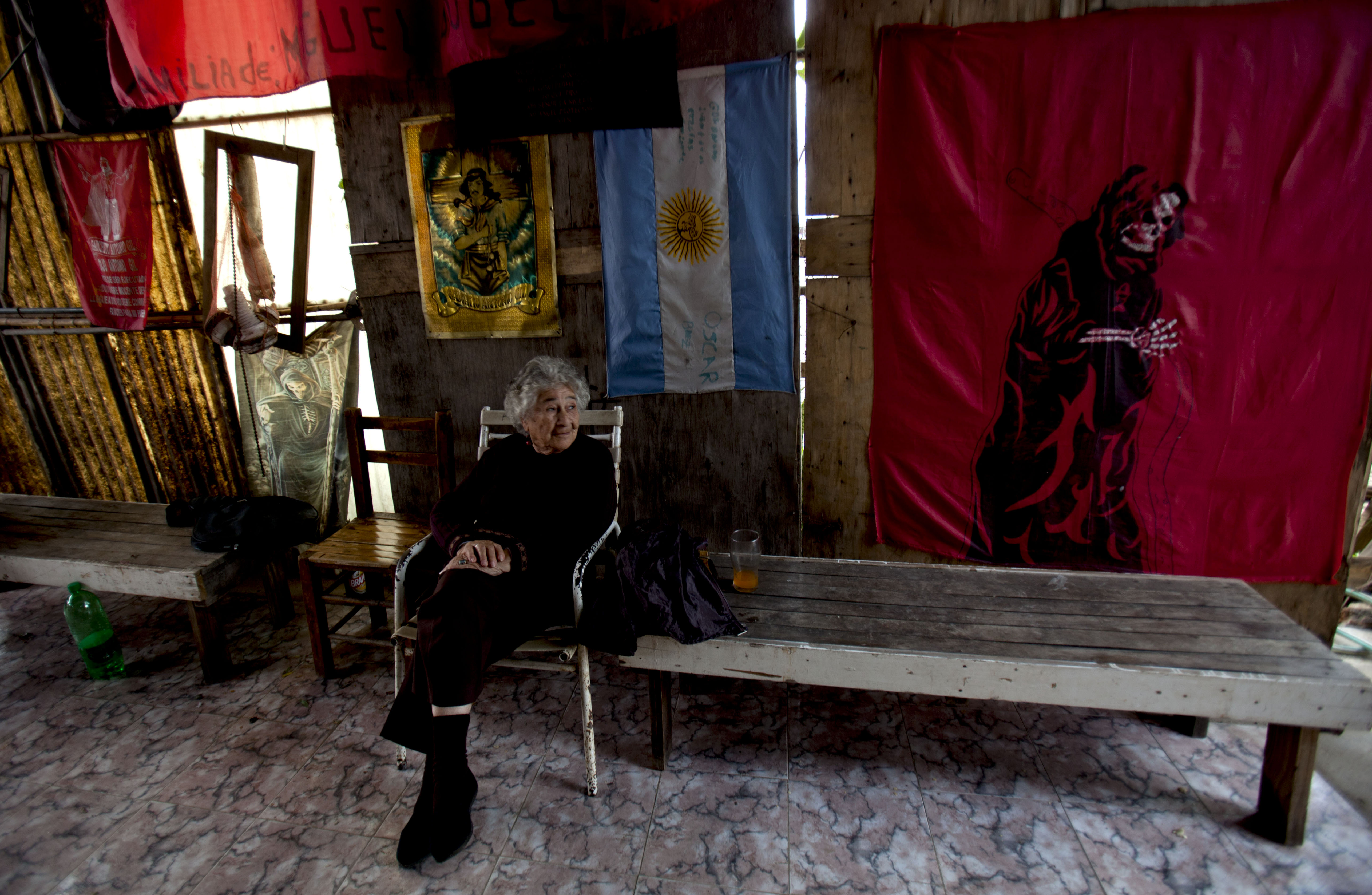 AP PHOTOS: Folk saints blossom in pope's backyard