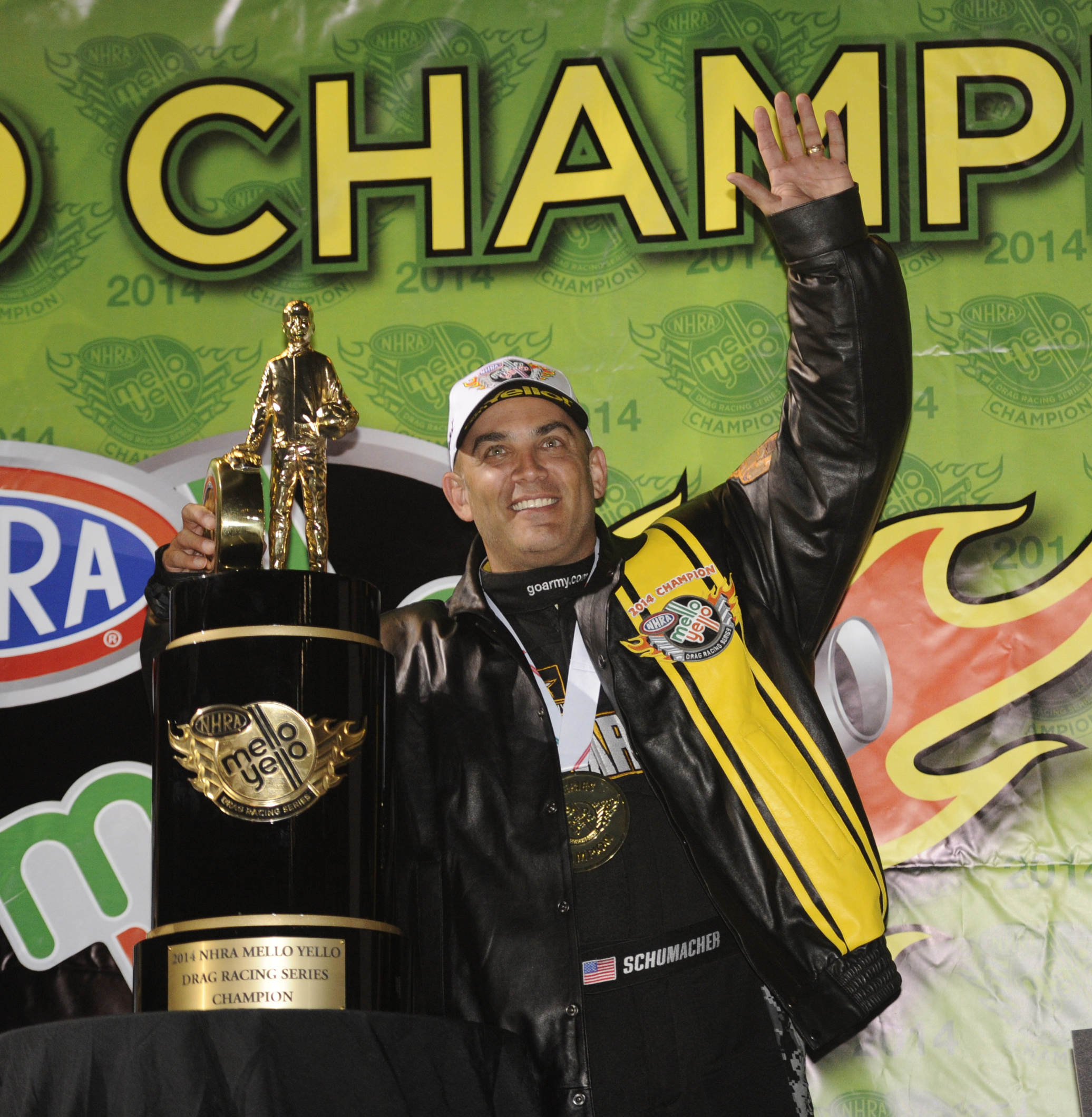 Schumacher wins Top Fuel world championship