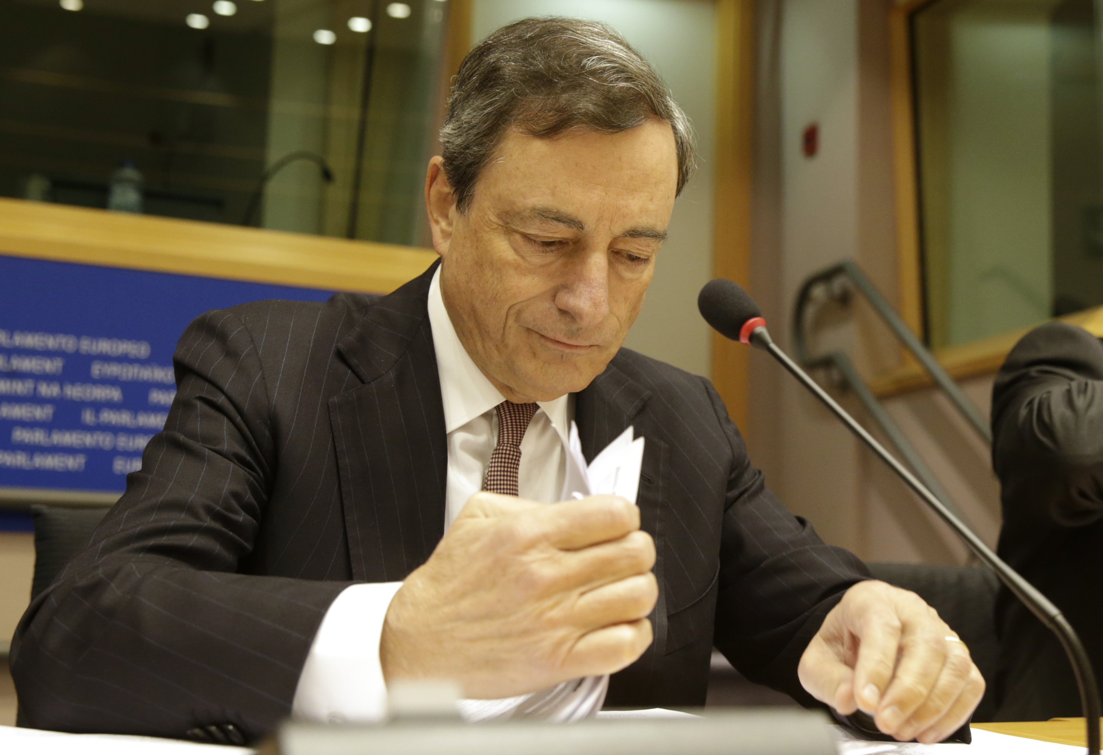 ECB's Draghi: government bond purchases possible