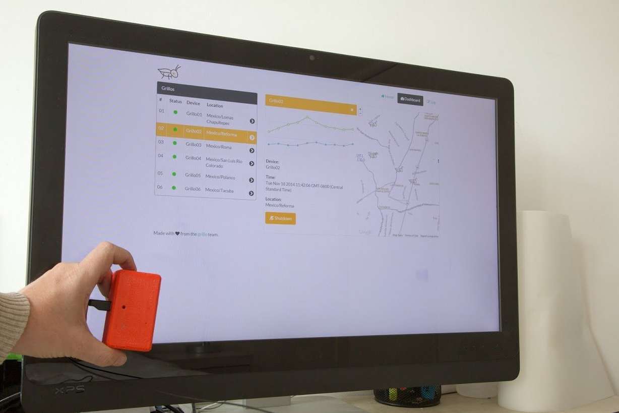 Meira expects between 500 and 1,000 Grillo Active boxes to be placed close to fault lines and areas of interest around Mexico. Because the devices are cheap and are easy to produce, he believes the technology could easily be transferred to other parts of the world. (Credit: Courtesy Grillo)