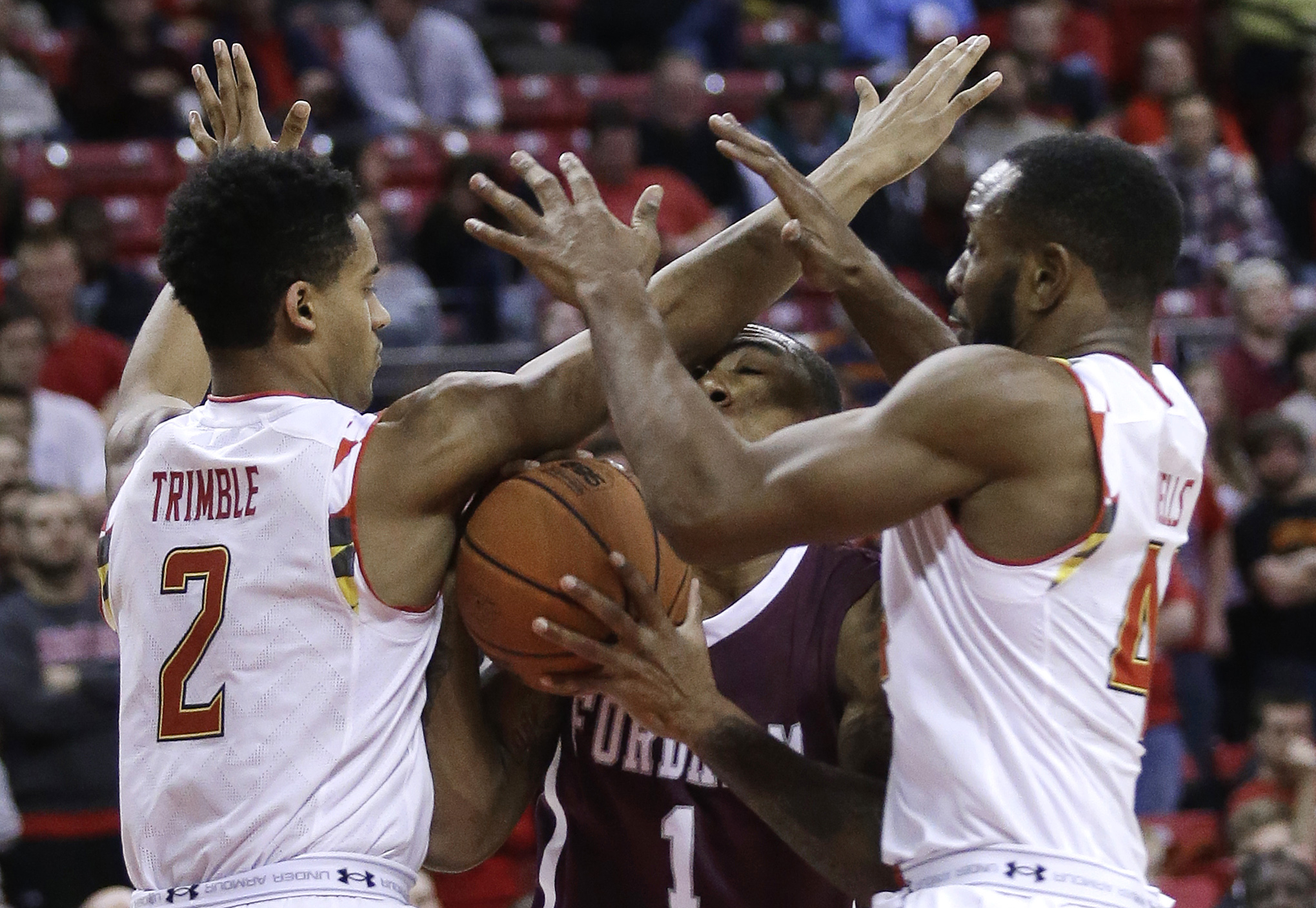 Maryland beats Fordham 66-50