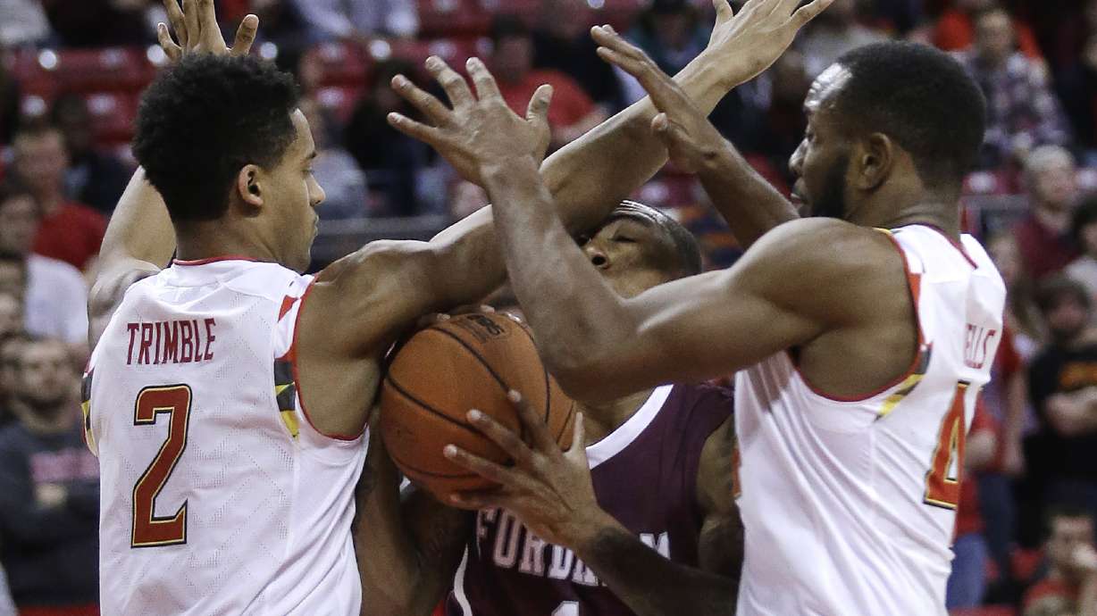 Maryland beats Fordham 66-50