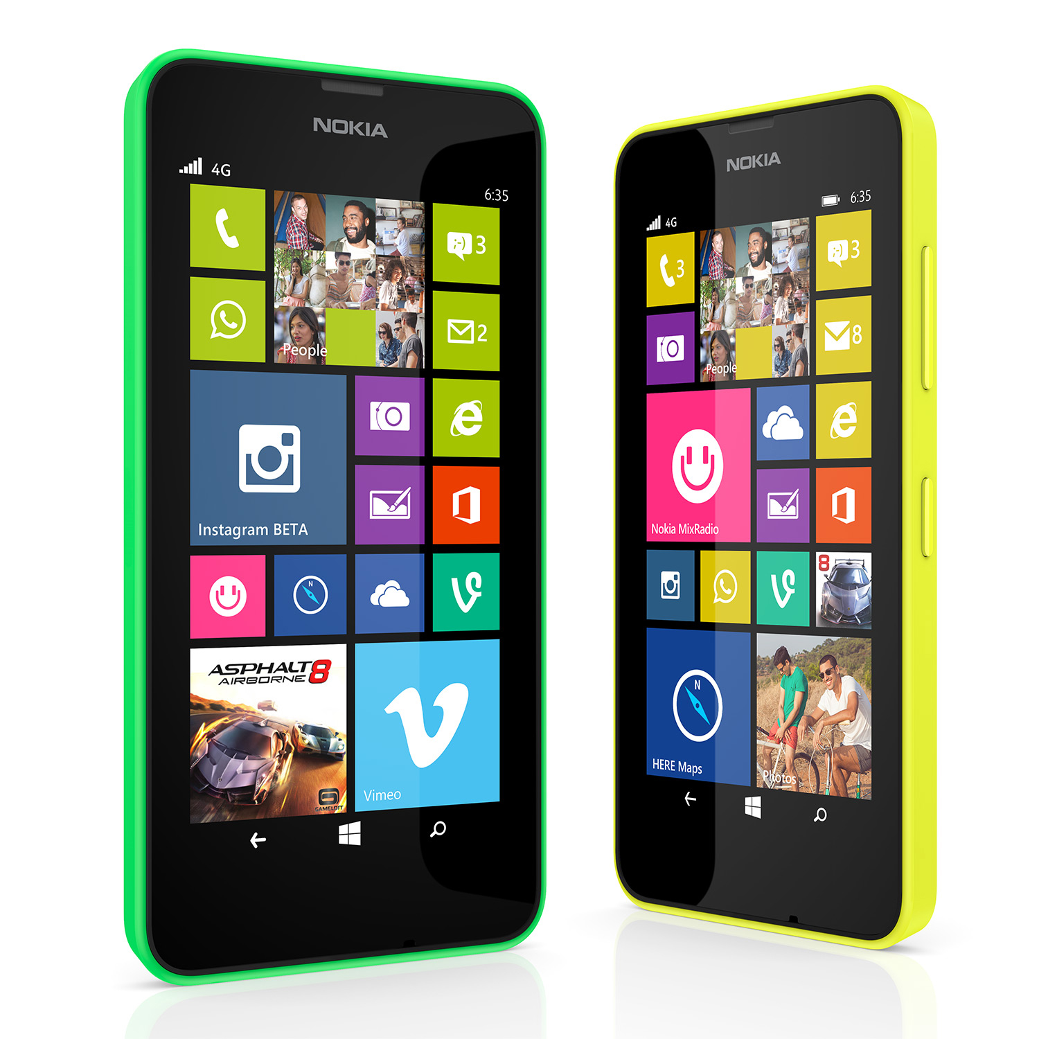 This product image provided by Microsoft shows the Lumia 365 smartphone. (AP Photo/Microsoft)