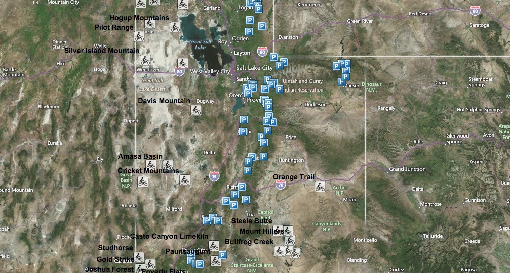 New Interactive Map Shows 30 Ohv Trails In Utah