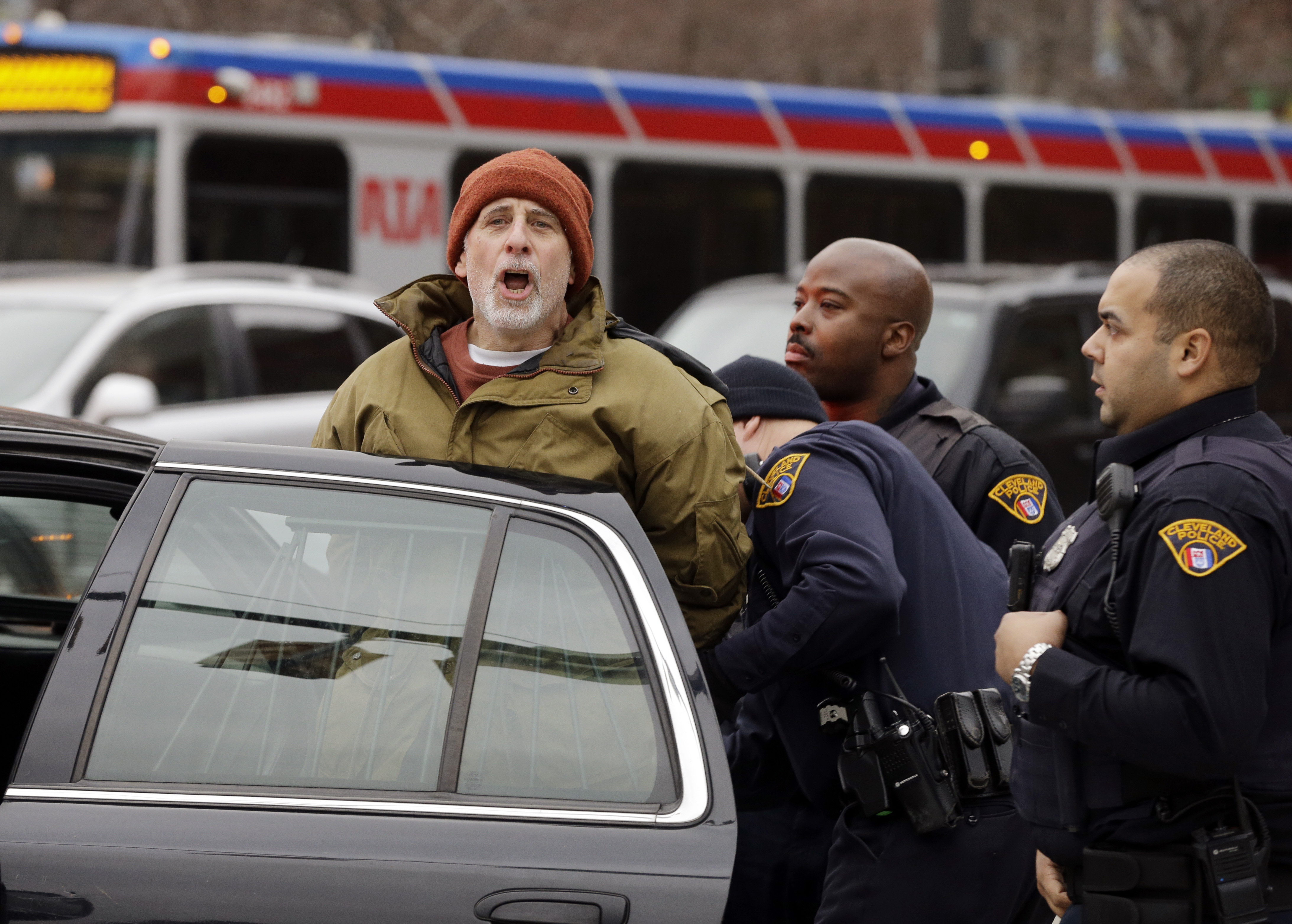 Cleveland crowd protests over boy shot by police