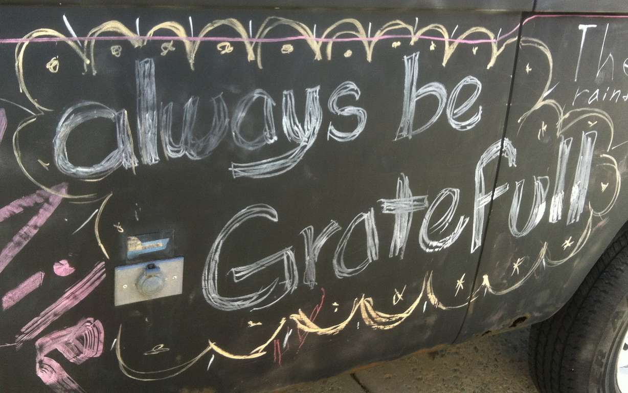 While schools and other entities are increasingly turning to dry-erase markers, here is one solid reason to hang onto your chalk: The Chalk Bus. This rebuilt Volkswagen bus is becoming a community sensation, and when people happen upon it, they'll want to be ready.