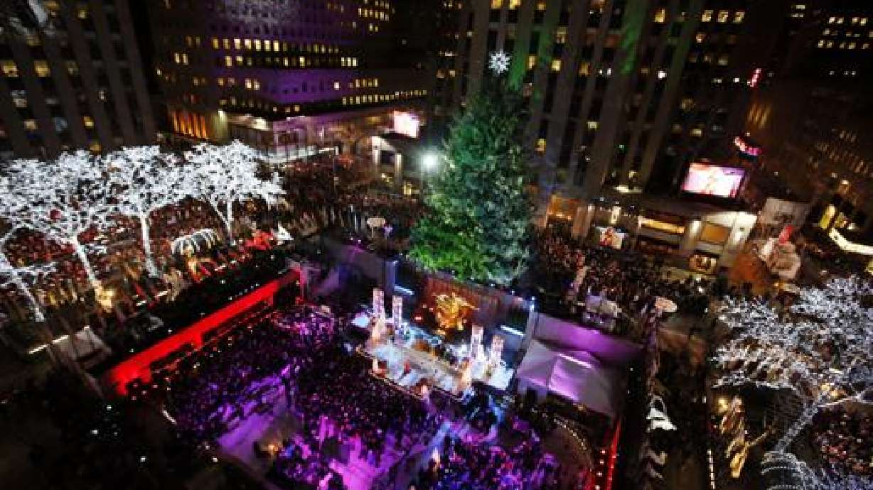 Encienden árbol de Navidad del Rockefeller Center