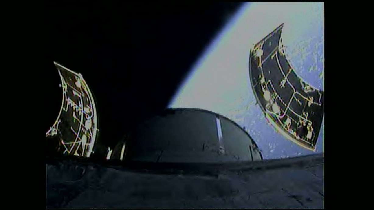 See Earth from Orion's view with photos of launch, journey