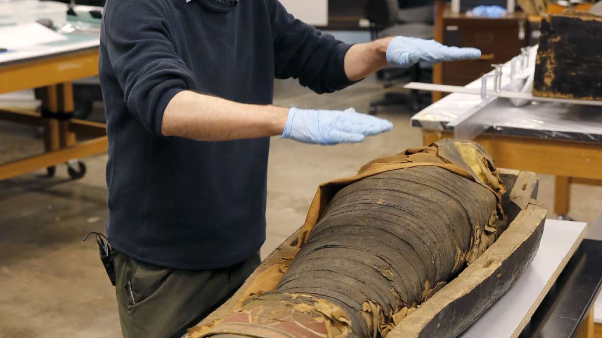 Chicago museum lifts lid on Egyptian mummy coffin