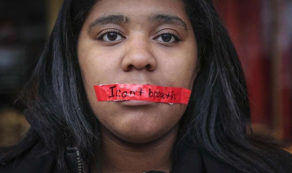 Protestors in St. Louis on December 7, 2014. (Lawrence Bryant/St. Louis American; Embargo)