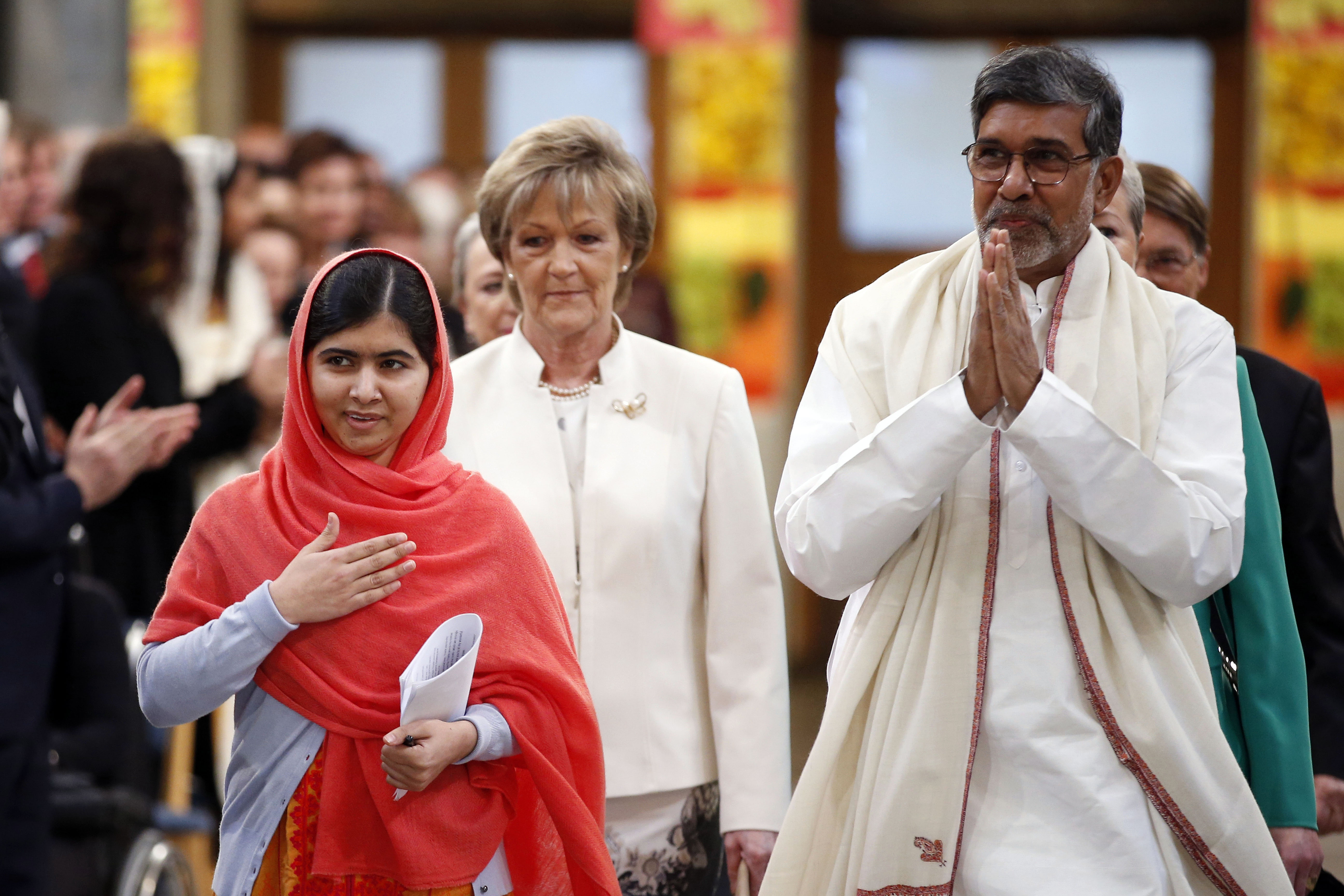 Malala, Satyarthi receive Nobel Peace Prize