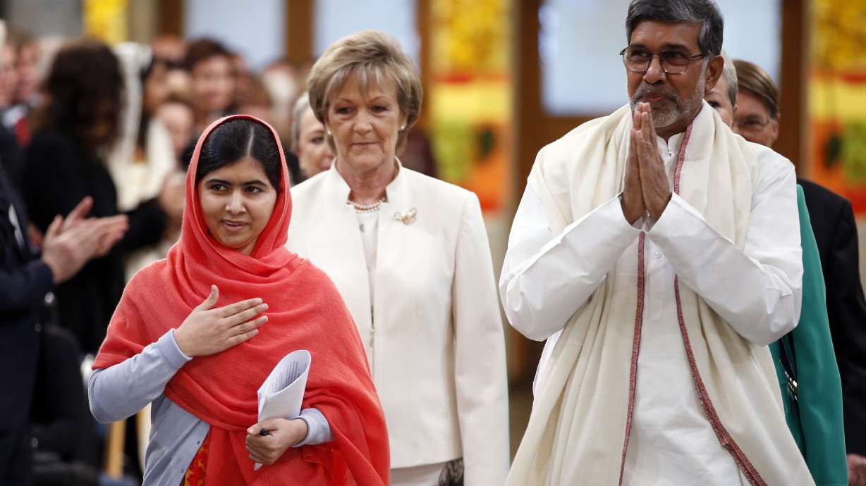 Malala, Satyarthi receive Nobel Peace Prize