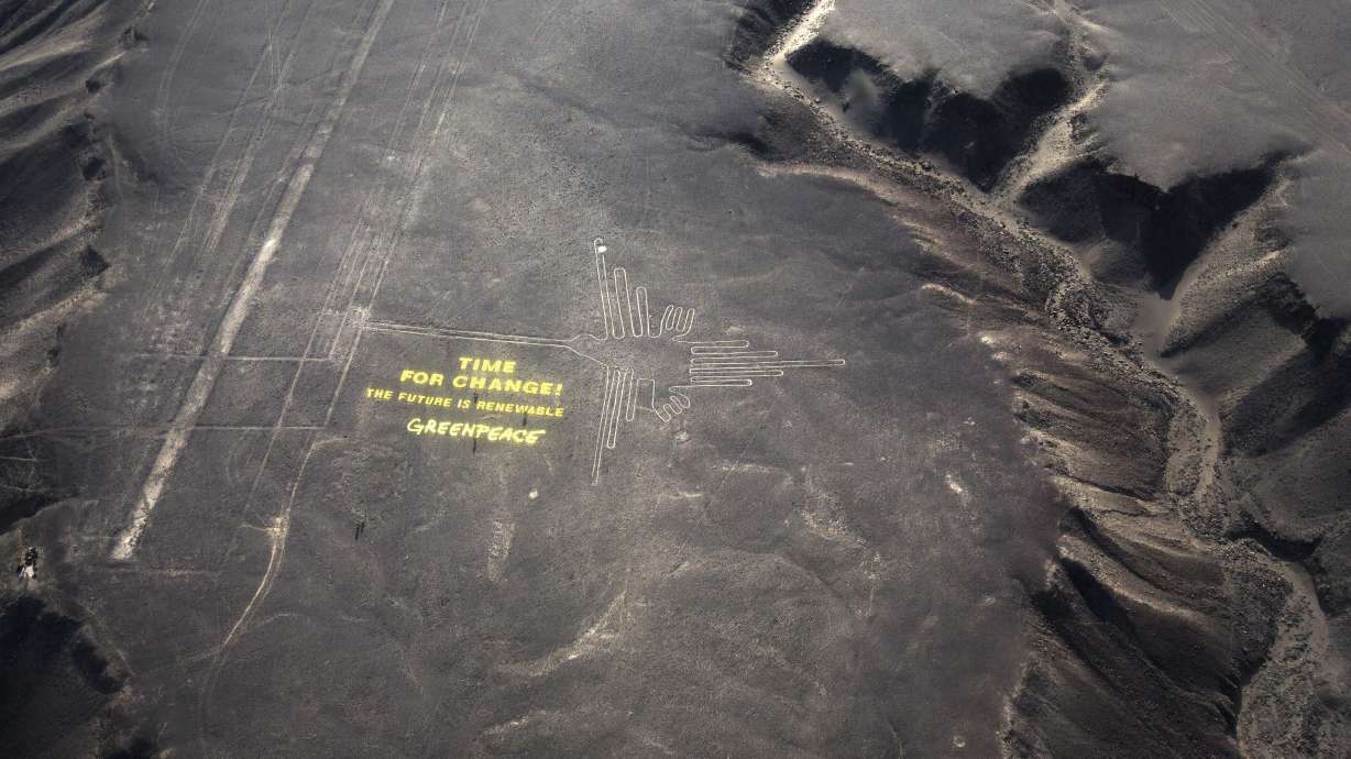 Greenpeace apologizes for Nazca lines stunt