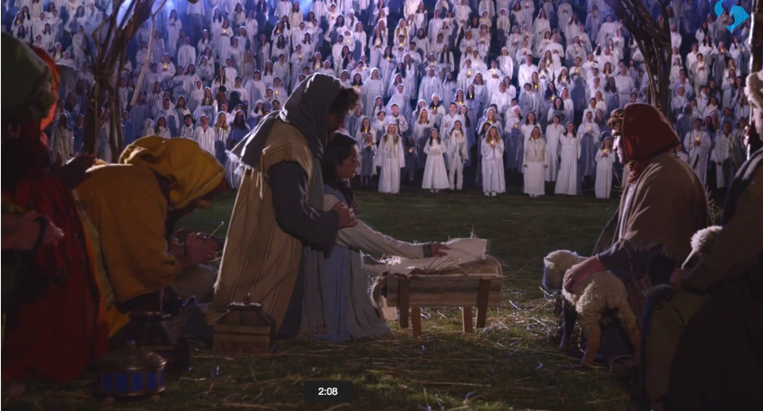 El pesebre viviente con el mensaje de Navidad más poderoso de la historia