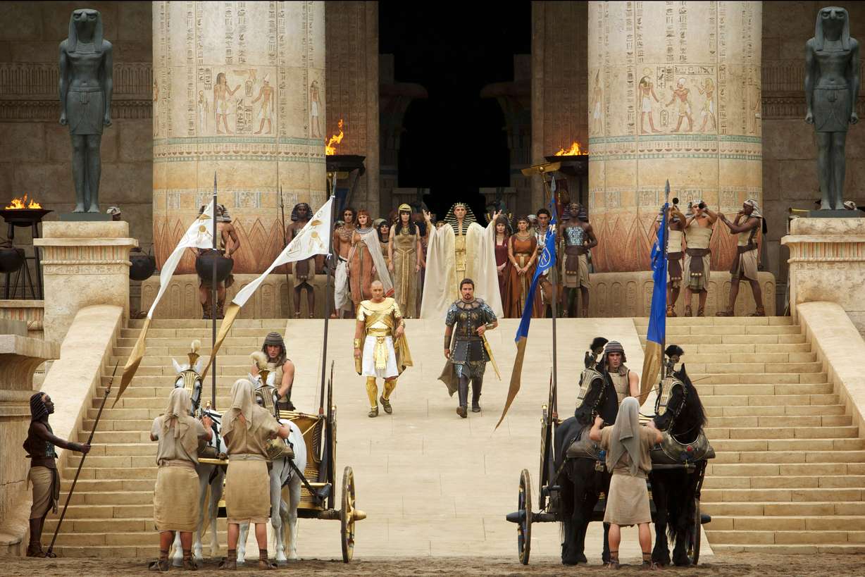 All in all the film is worth seeing for the spectacle, but not an absolute must. If we're comparing it to the other biblical epic released earlier this year, "Noah," then "Exodus: Gods and Kings" is clearly the better film. (Photo: AP Photo/20th Century Fox/Kerry Brown)